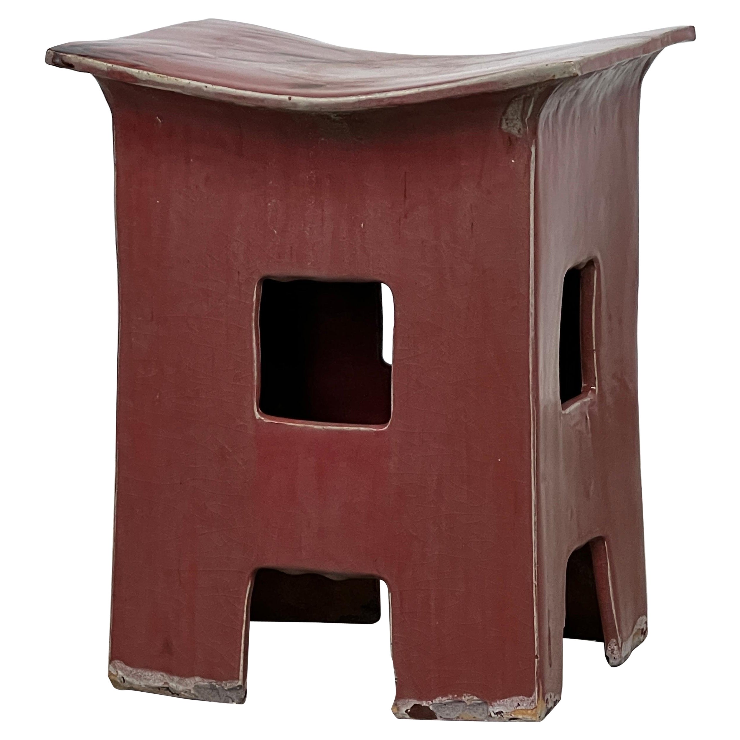Tabouret en céramique Eric O'Leary