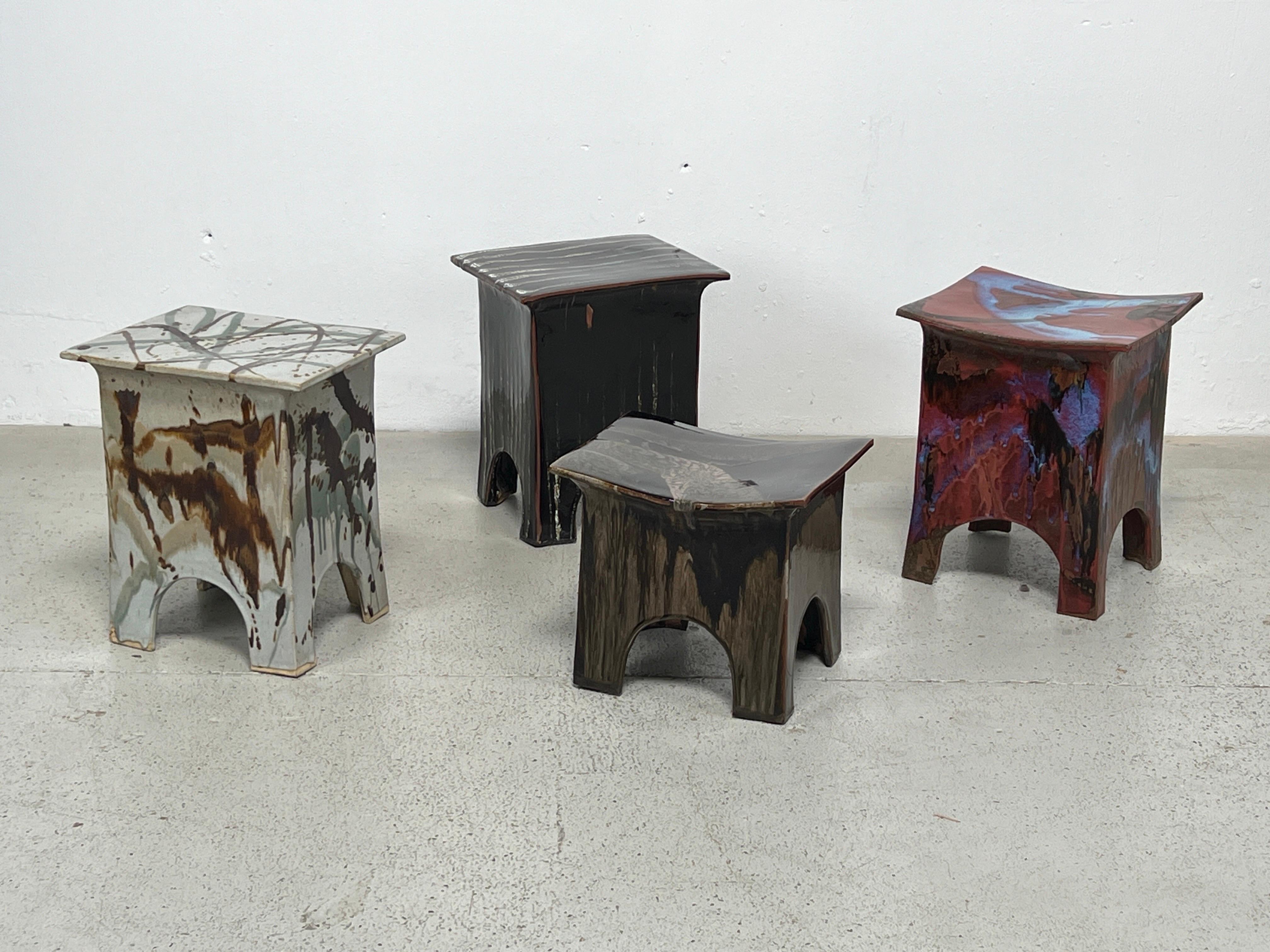 Eric O'Leary Ceramic Stool / Table For Sale 8