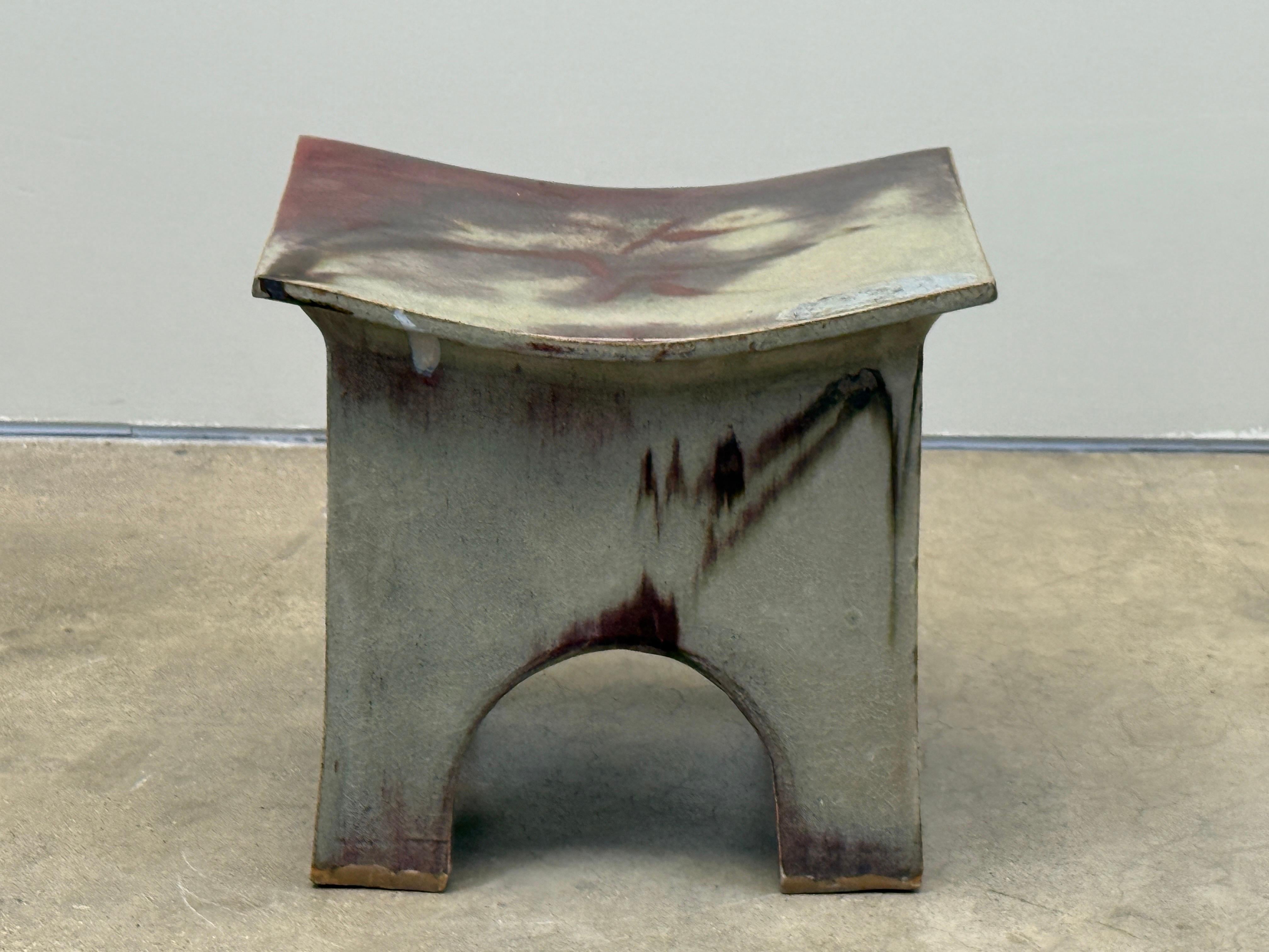 Eric O'Leary Ceramic Stool / Table For Sale 8