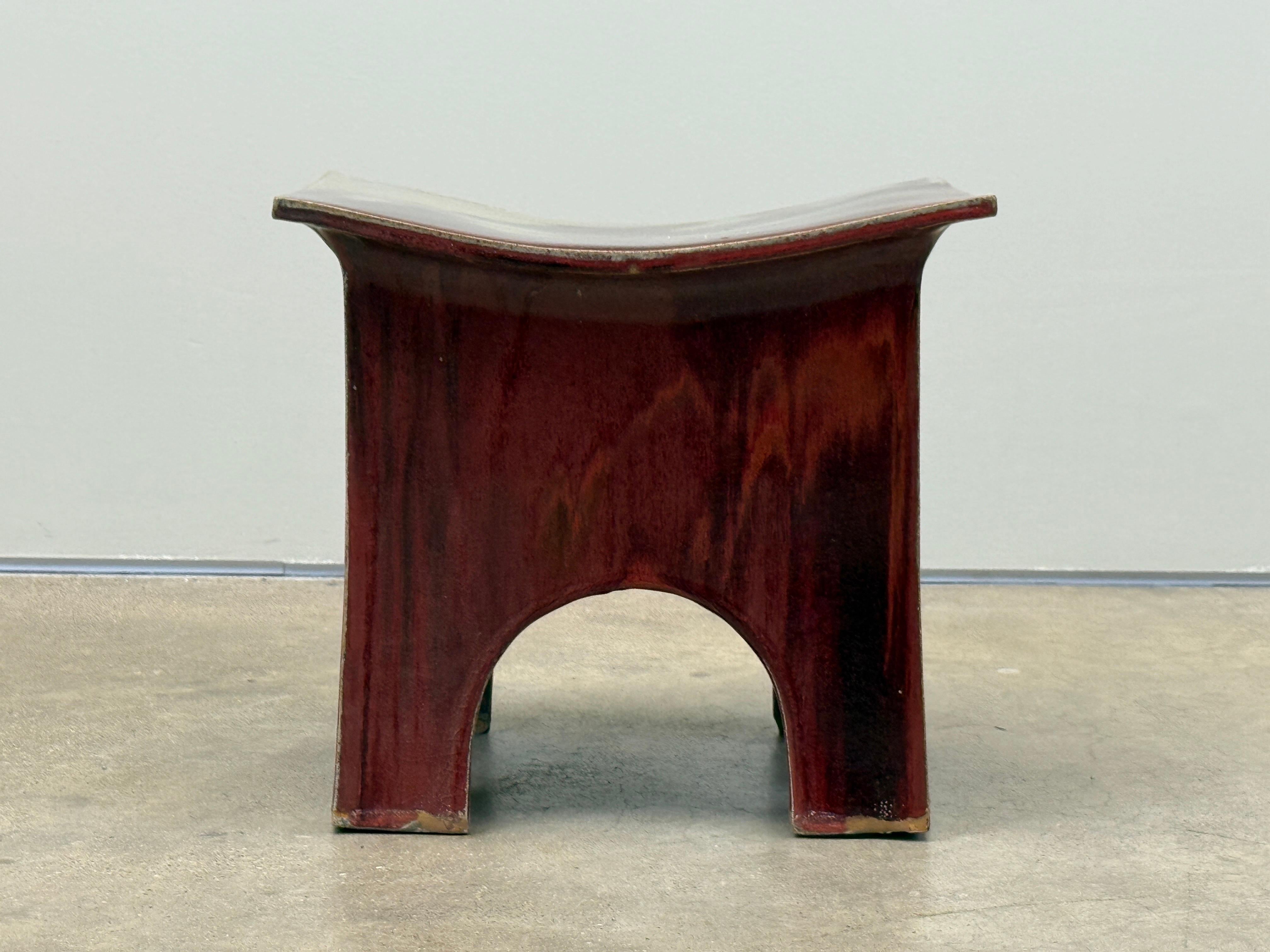 Eric O'Leary Ceramic Stool / Table For Sale 9
