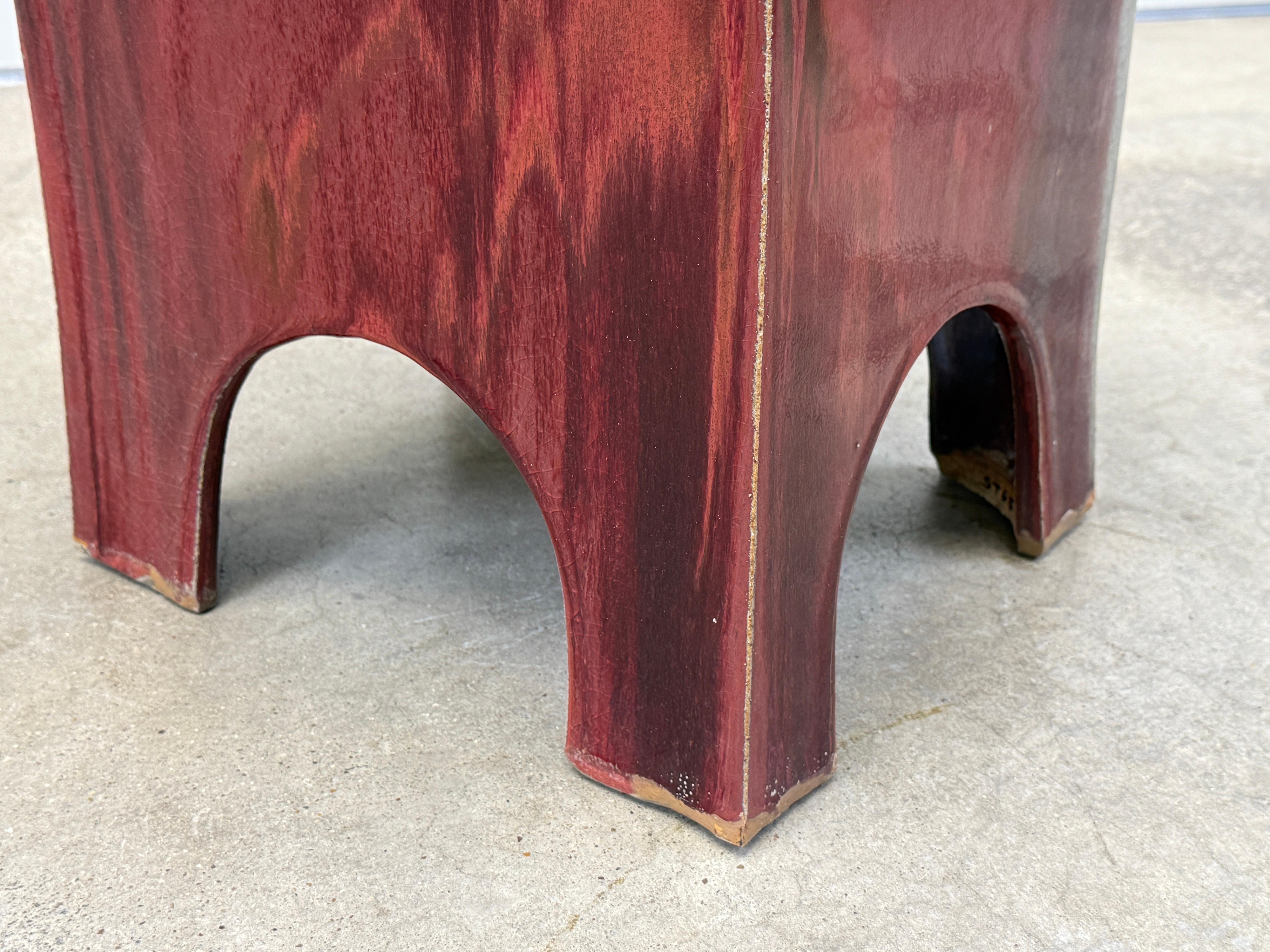 Eric O'Leary Ceramic Stool / Table For Sale 11
