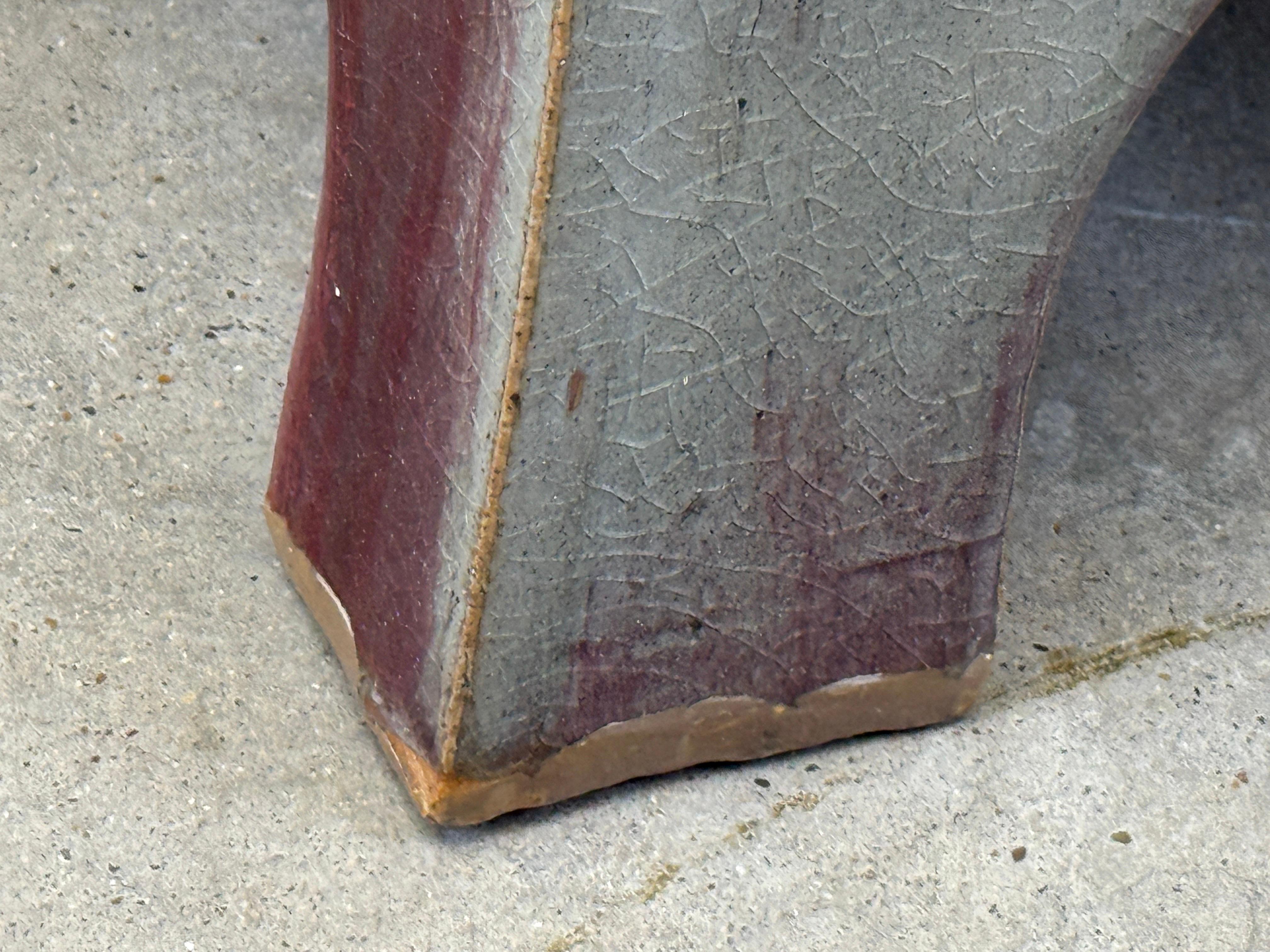 Eric O'Leary Ceramic Stool / Table For Sale 14