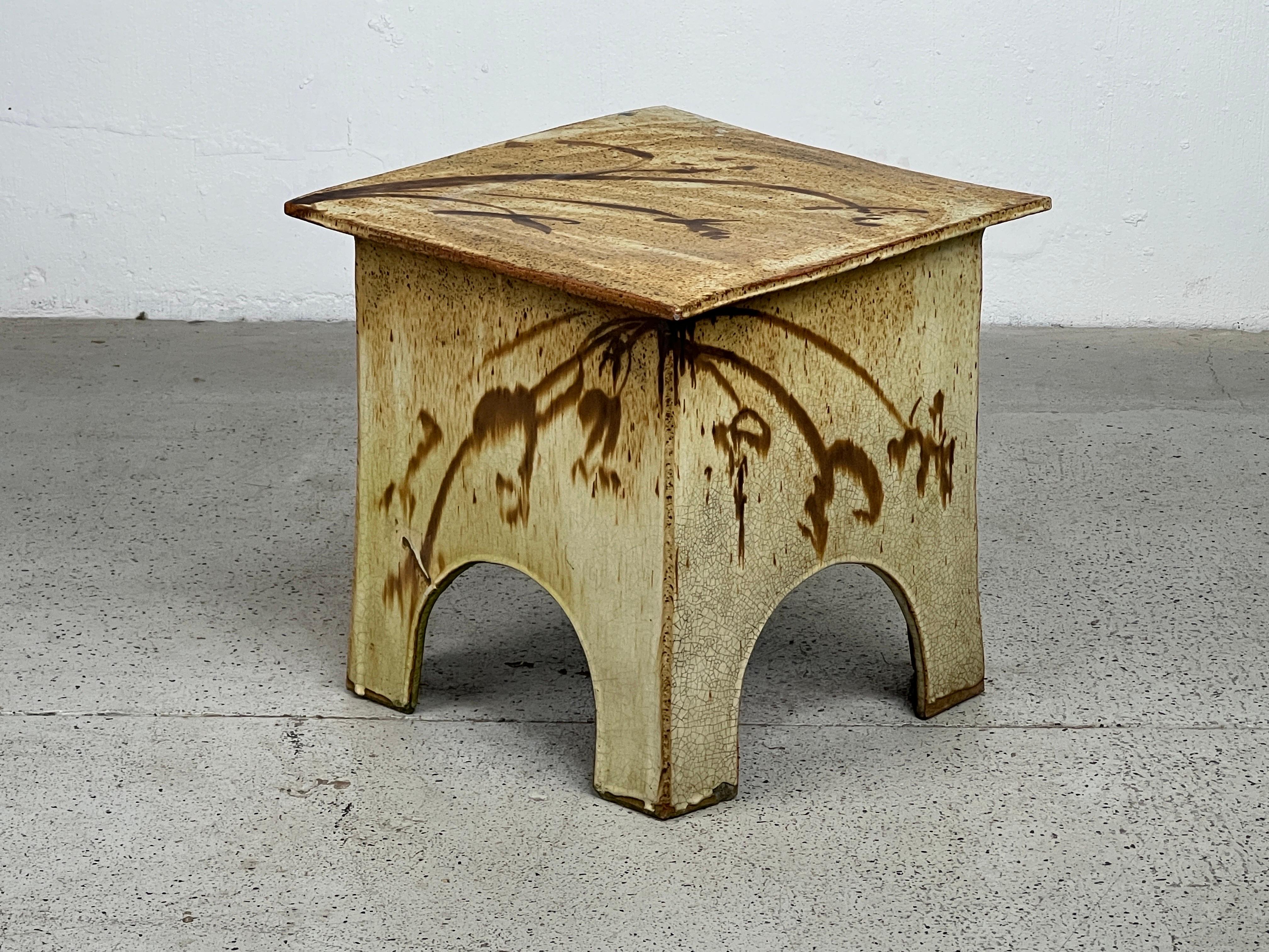 Eric O'Leary Ceramic Stool / Table For Sale 2