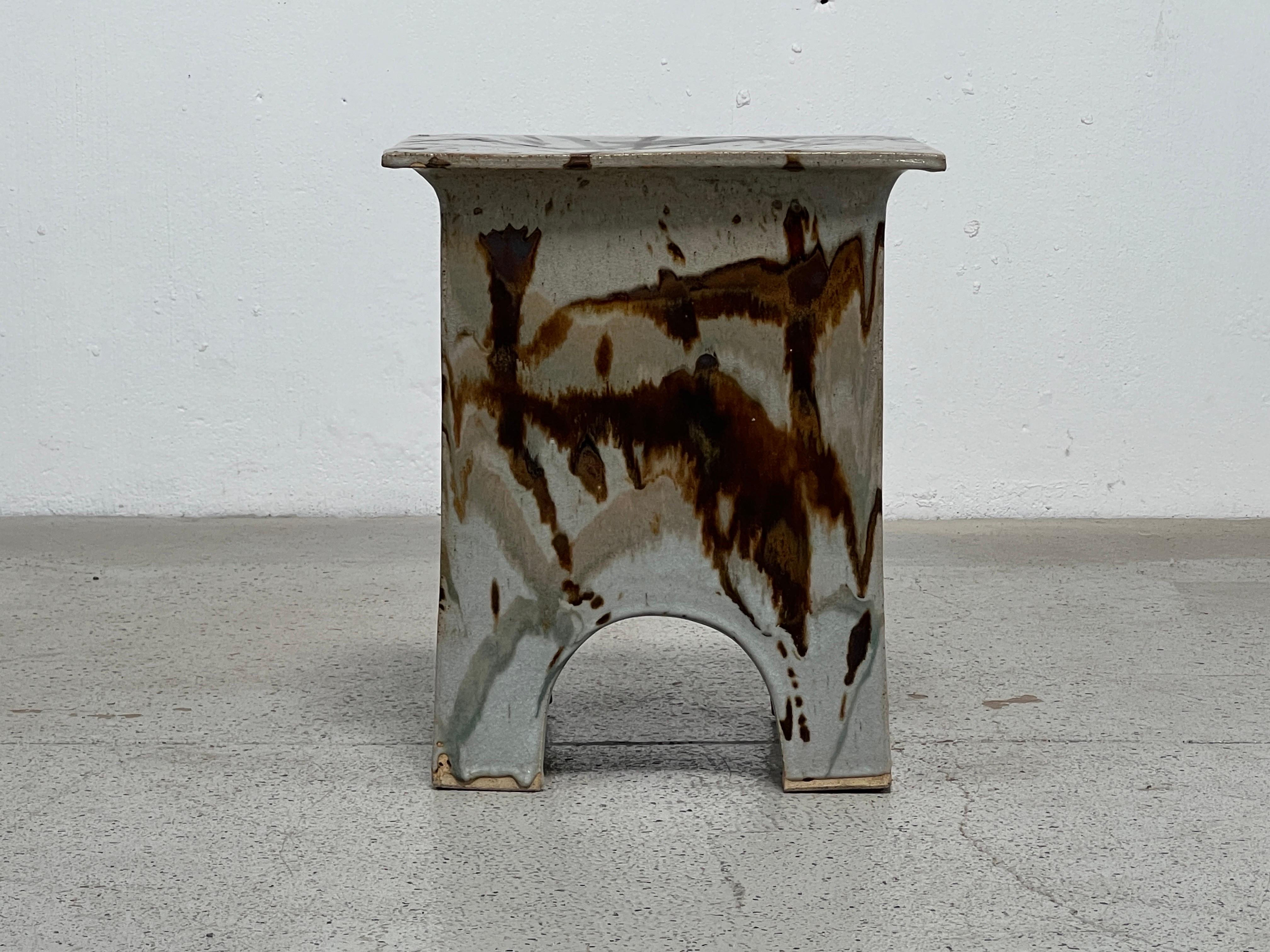 Tabouret / table en céramique Eric O'Leary 2