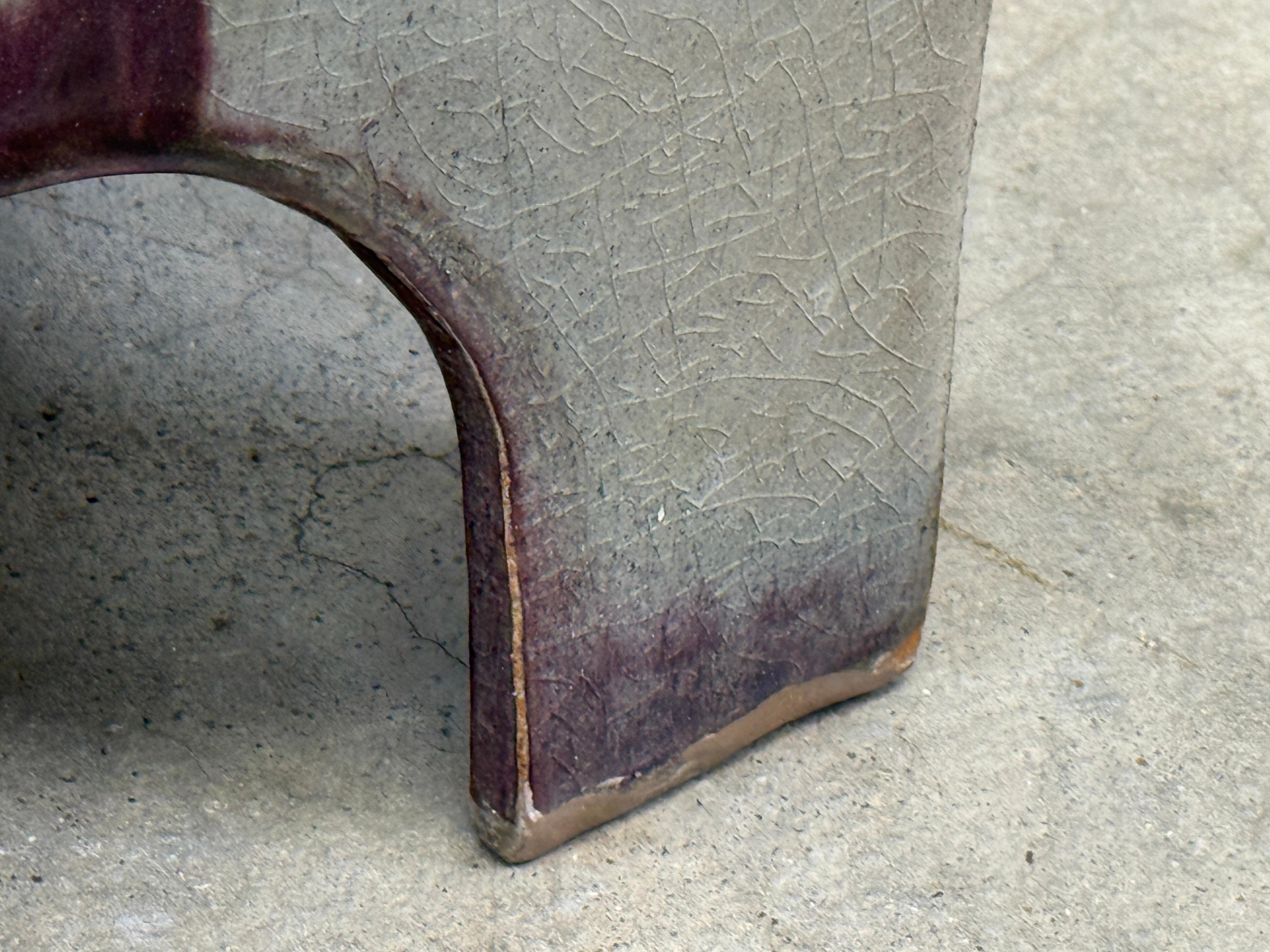 Eric O'Leary Ceramic Stool / Table For Sale 5