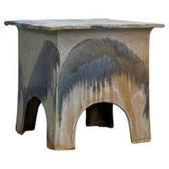 Tabouret / table en céramique Eric O'Leary