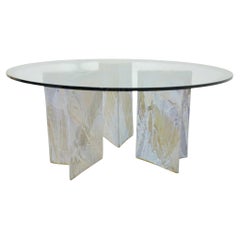 Vintage Eric O'Leary Japanese Ceramic Base Coffee Table
