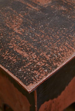 Eric O'leary Taburete de cerámica decorativo rojo y negro