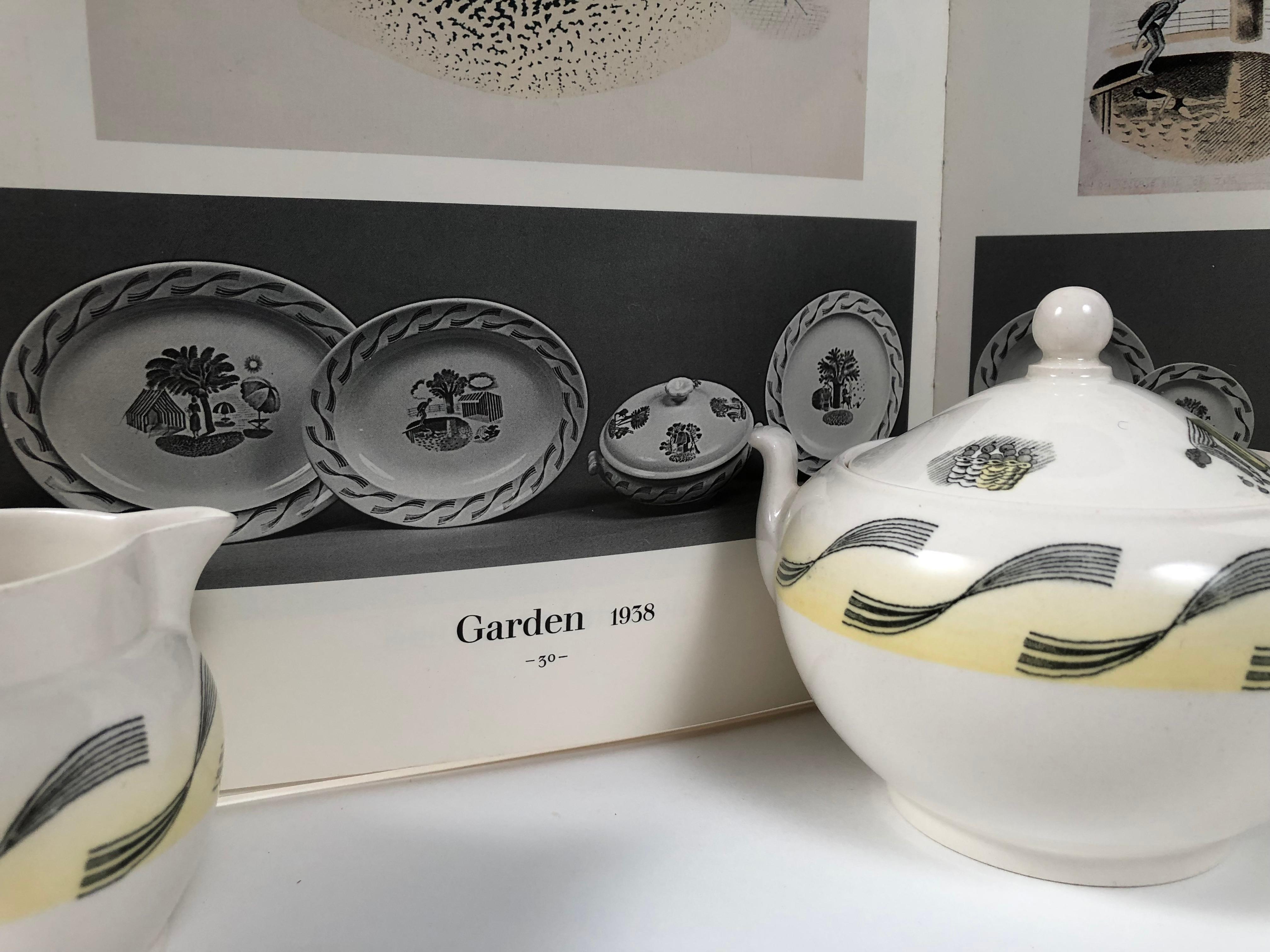Eric Ravilious Garden Series Coffee Service for Wedgwood 11