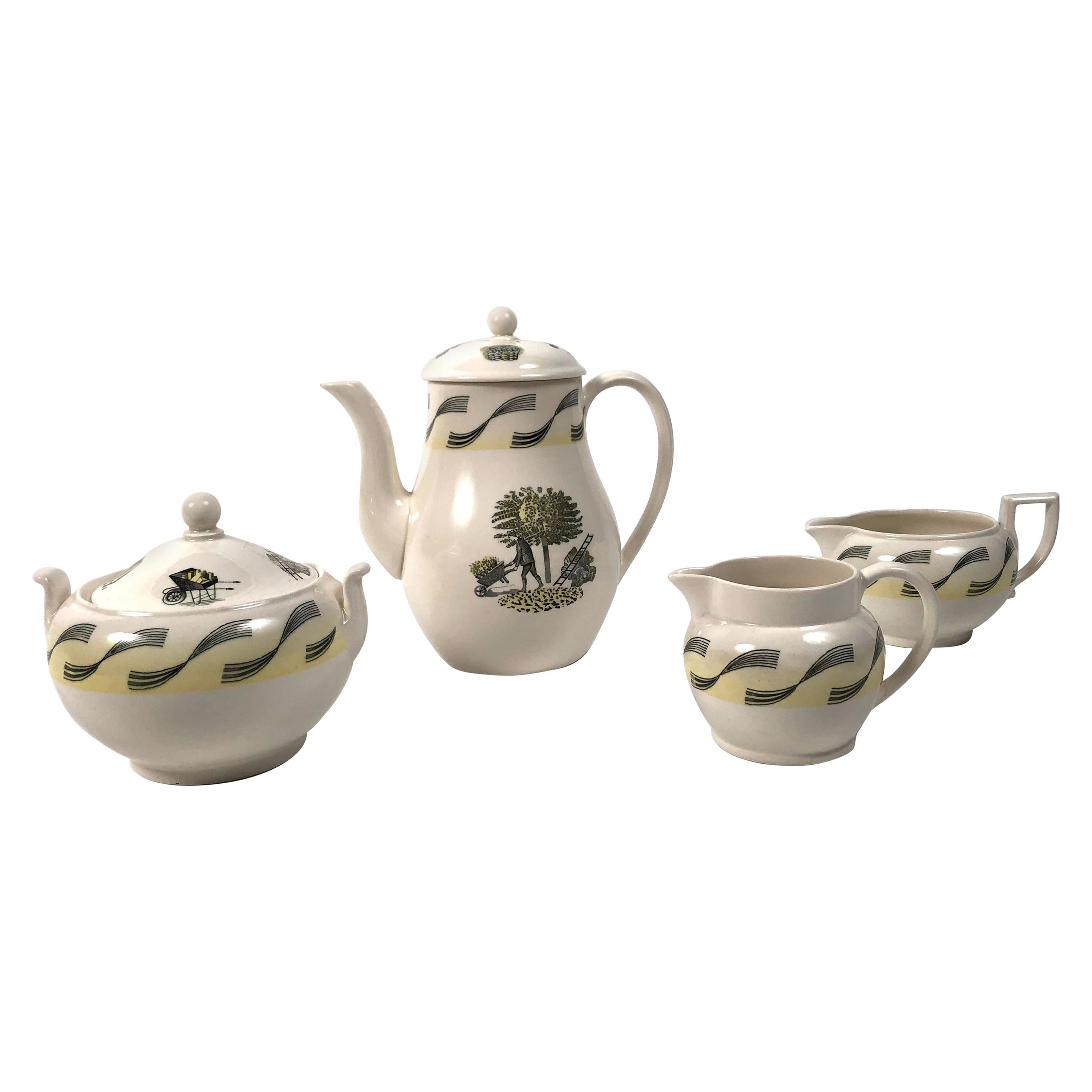 Eric Ravilious Garden Series Coffee Service for Wedgwood