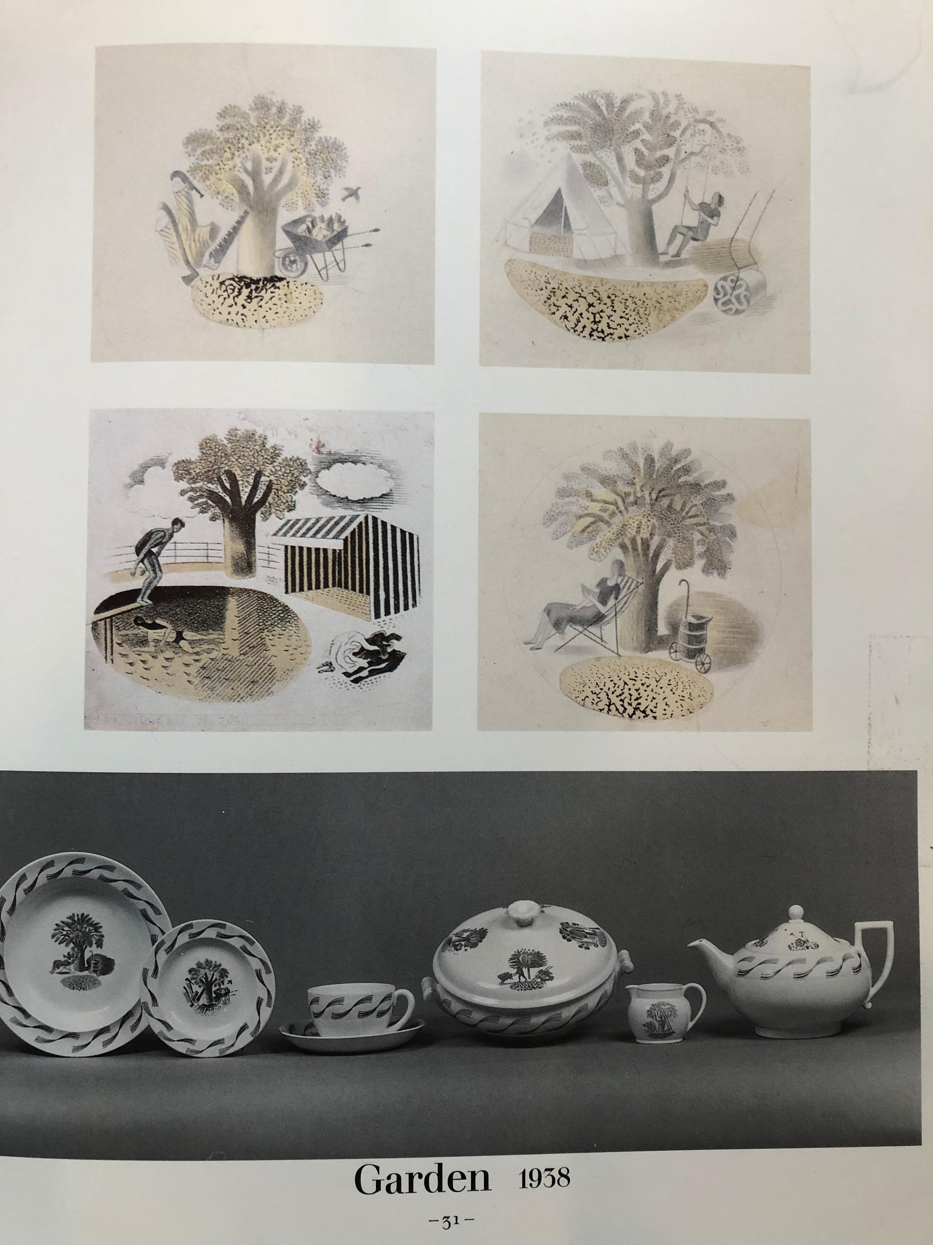 Eric Ravilious Garden Series Wedgwood Platter, circa 1939 2