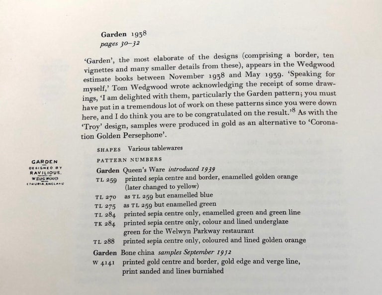 Eric Ravilious Garden Series Wedgwood Platter, circa 1939 at 1stDibs