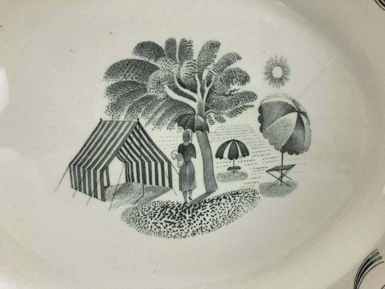 Eric Ravilious Garden Series Wedgwood Platter, circa 1939 at 1stDibs