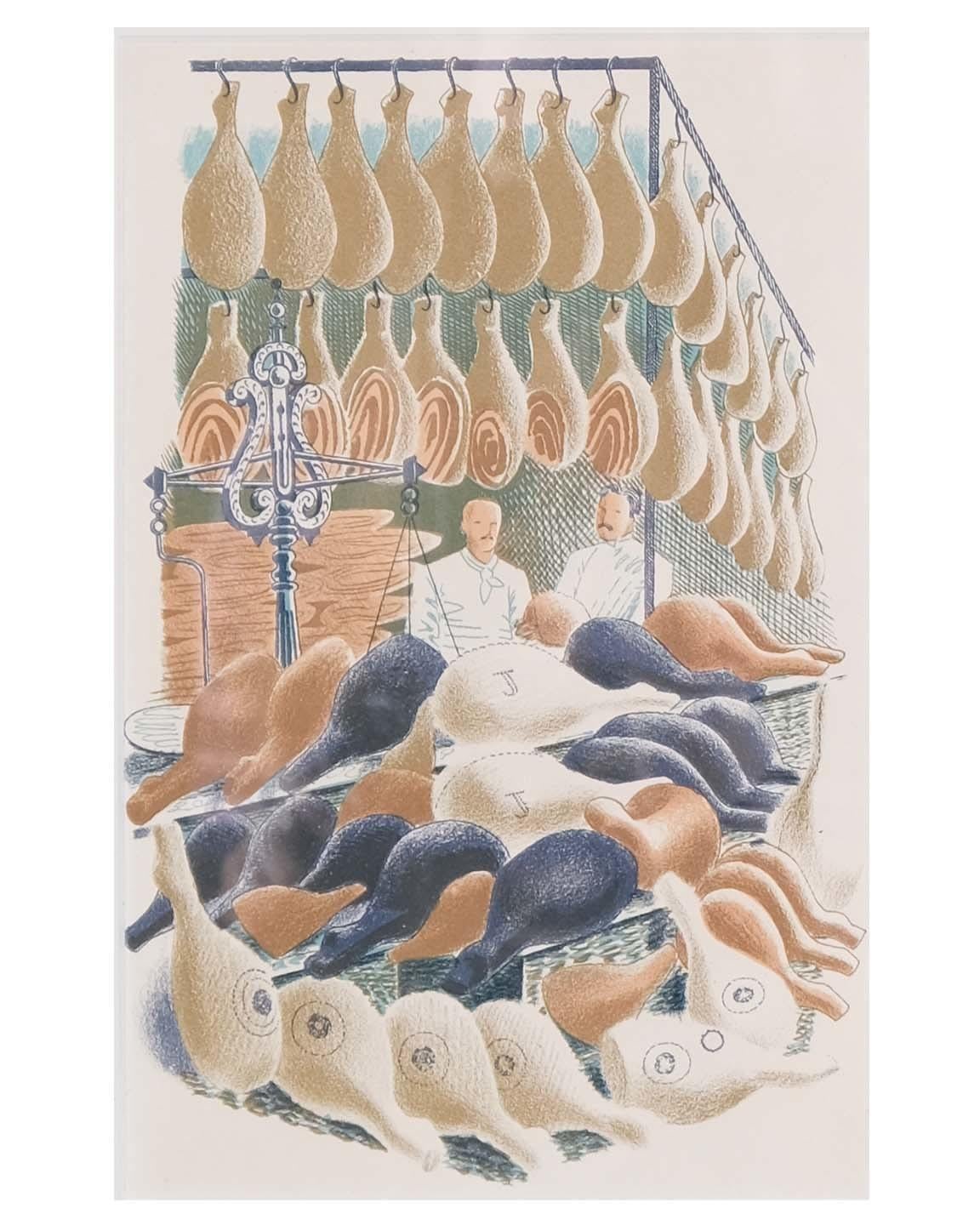Lithographie 
Aus der 1938 von The Curwen Press veröffentlichten Serie 