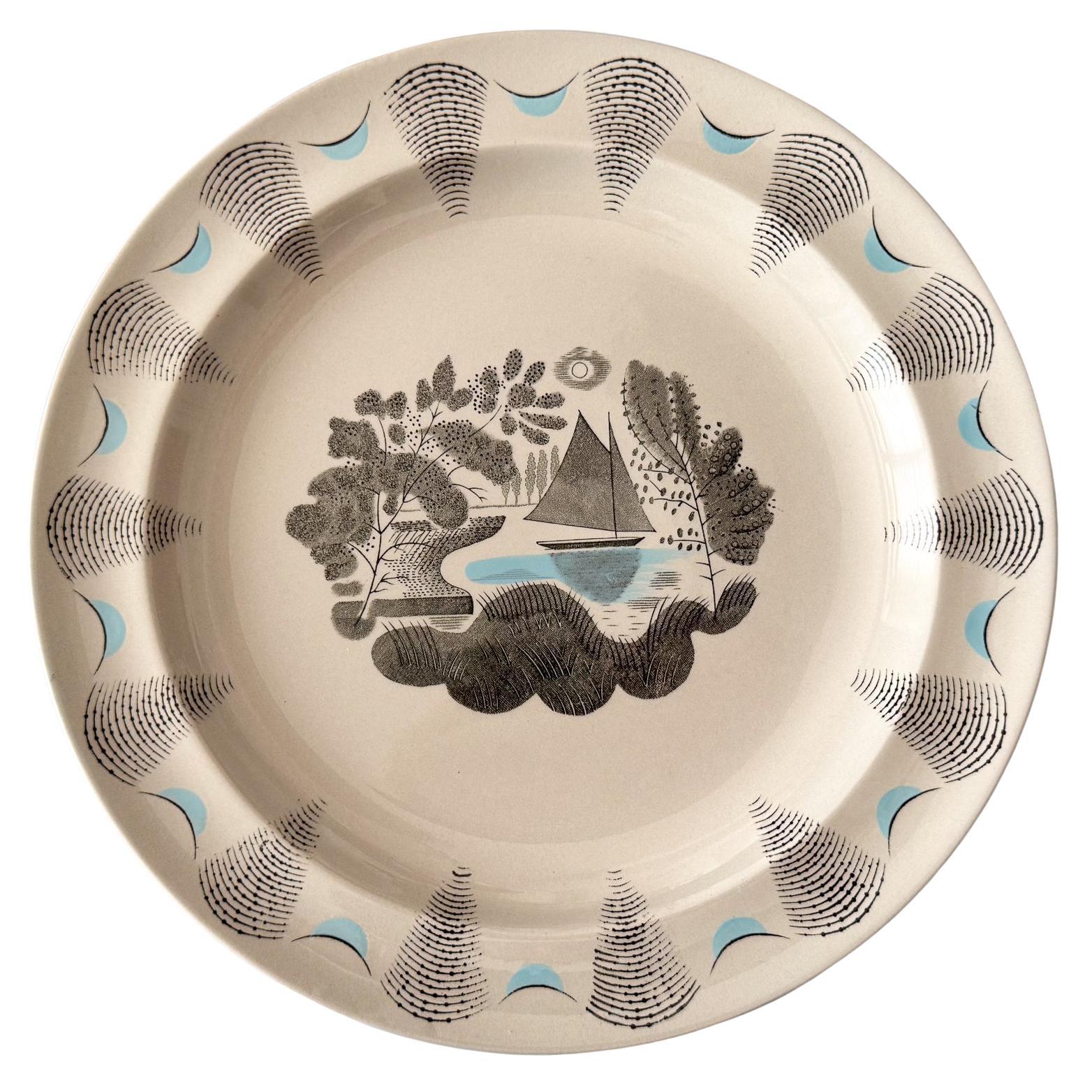 Eric Ravilious Travel Essteller Segelboot Wedgwood