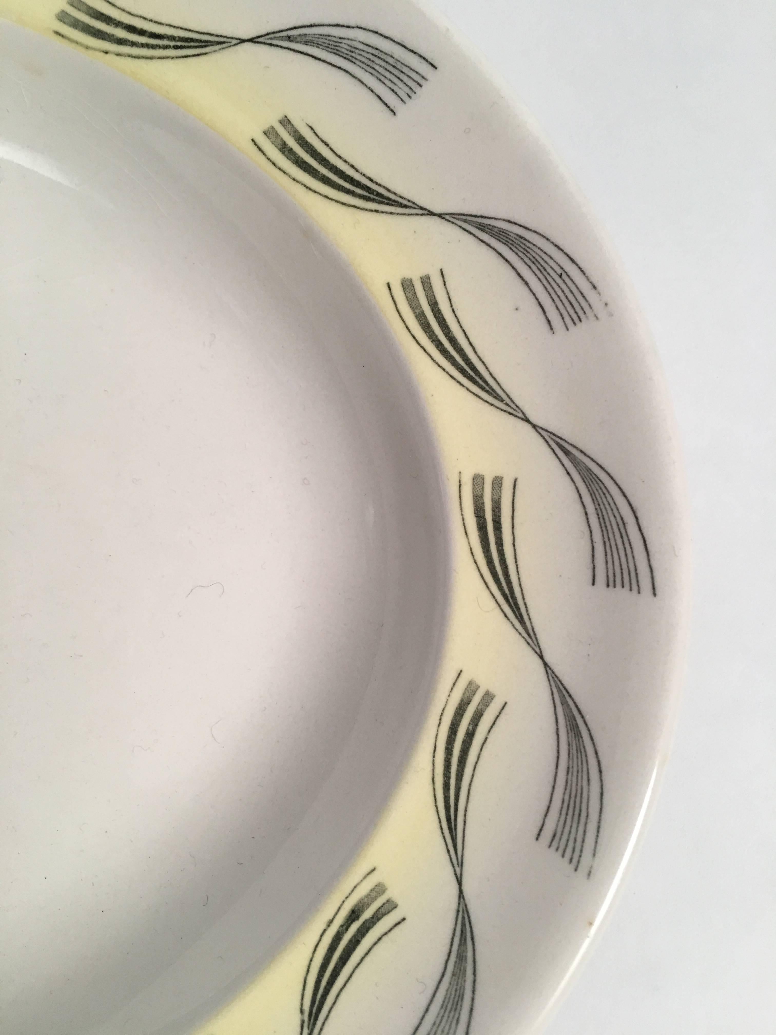Art Deco Eric Ravilious Wedgwood Garden Series Platter with Swimmers