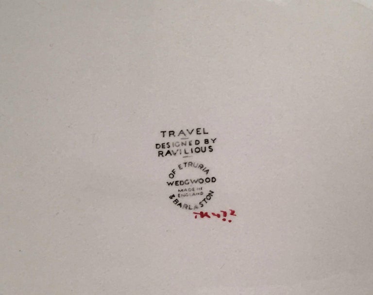 Eric Ravilious Wedgwood Travel Series Night Train Platter at 1stDibs