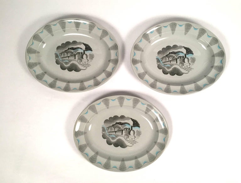 Eric Ravilious Wedgwood Travel Series Night Train Platter at 1stDibs