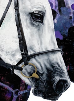 Escapar con Llévame lejos - abstracto contemporáneo y colores atrevidos con toro