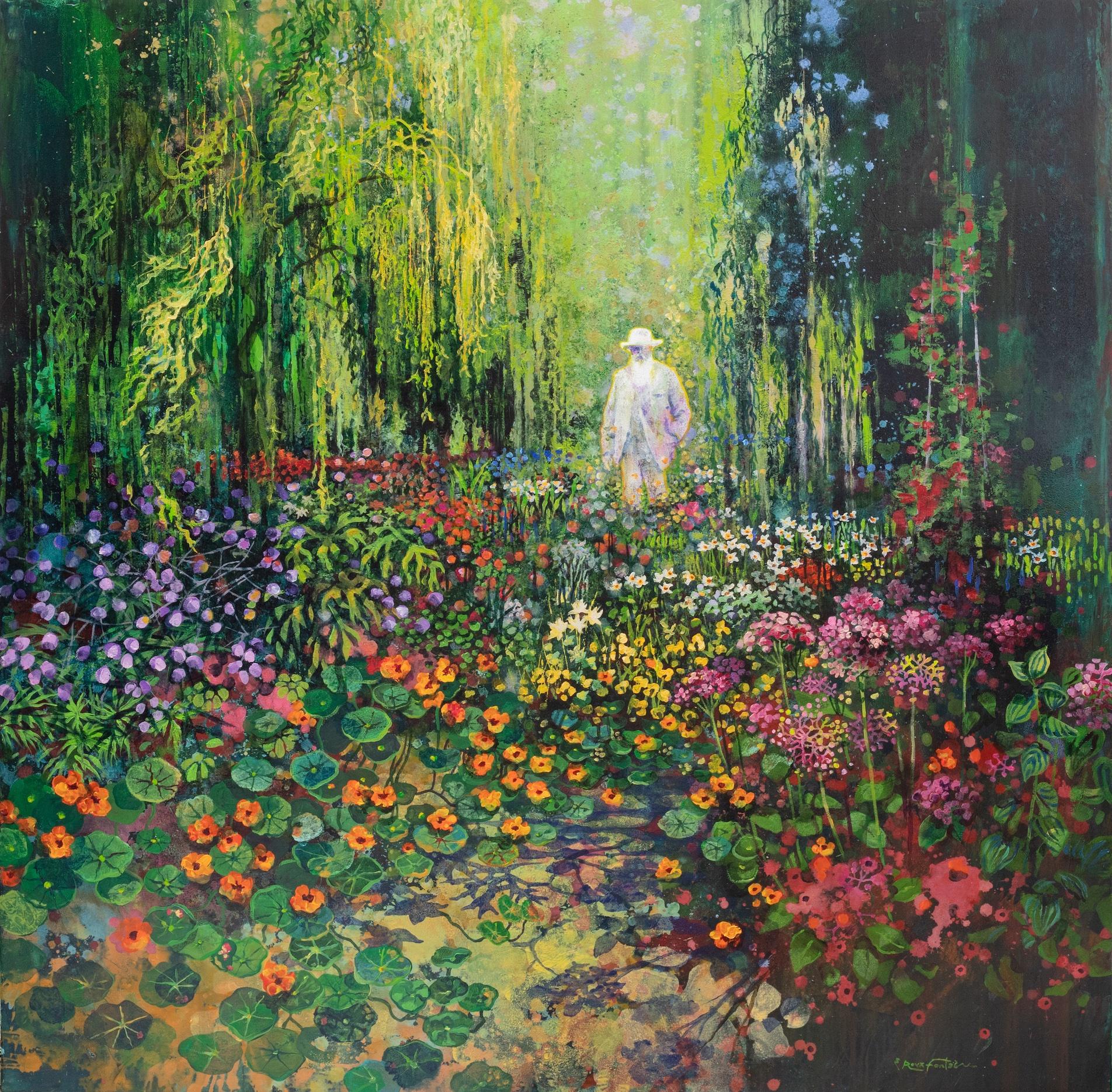 Giverny Infiniement - Painting by Eric Roux-Fontaine