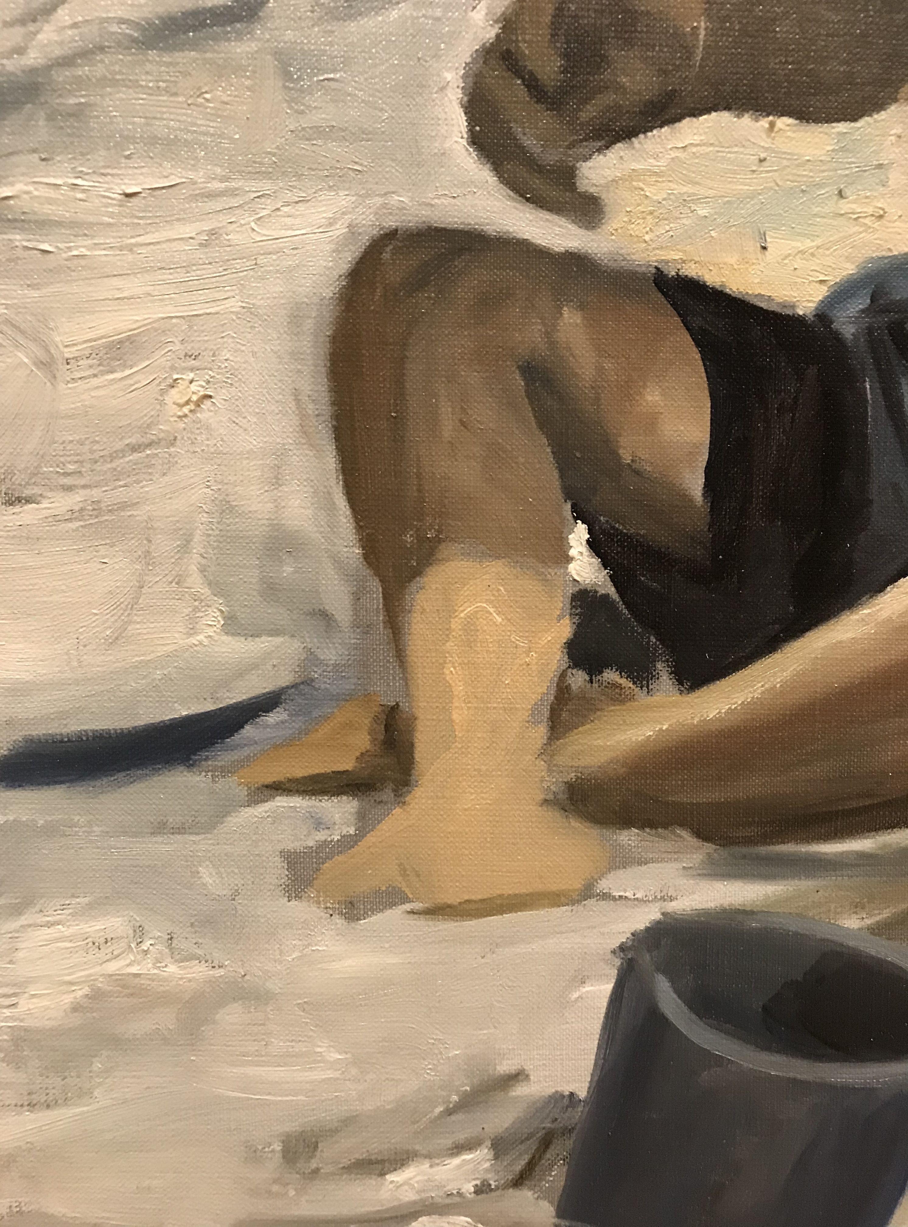 Surf Play, Painting, Oil on Canvas 2