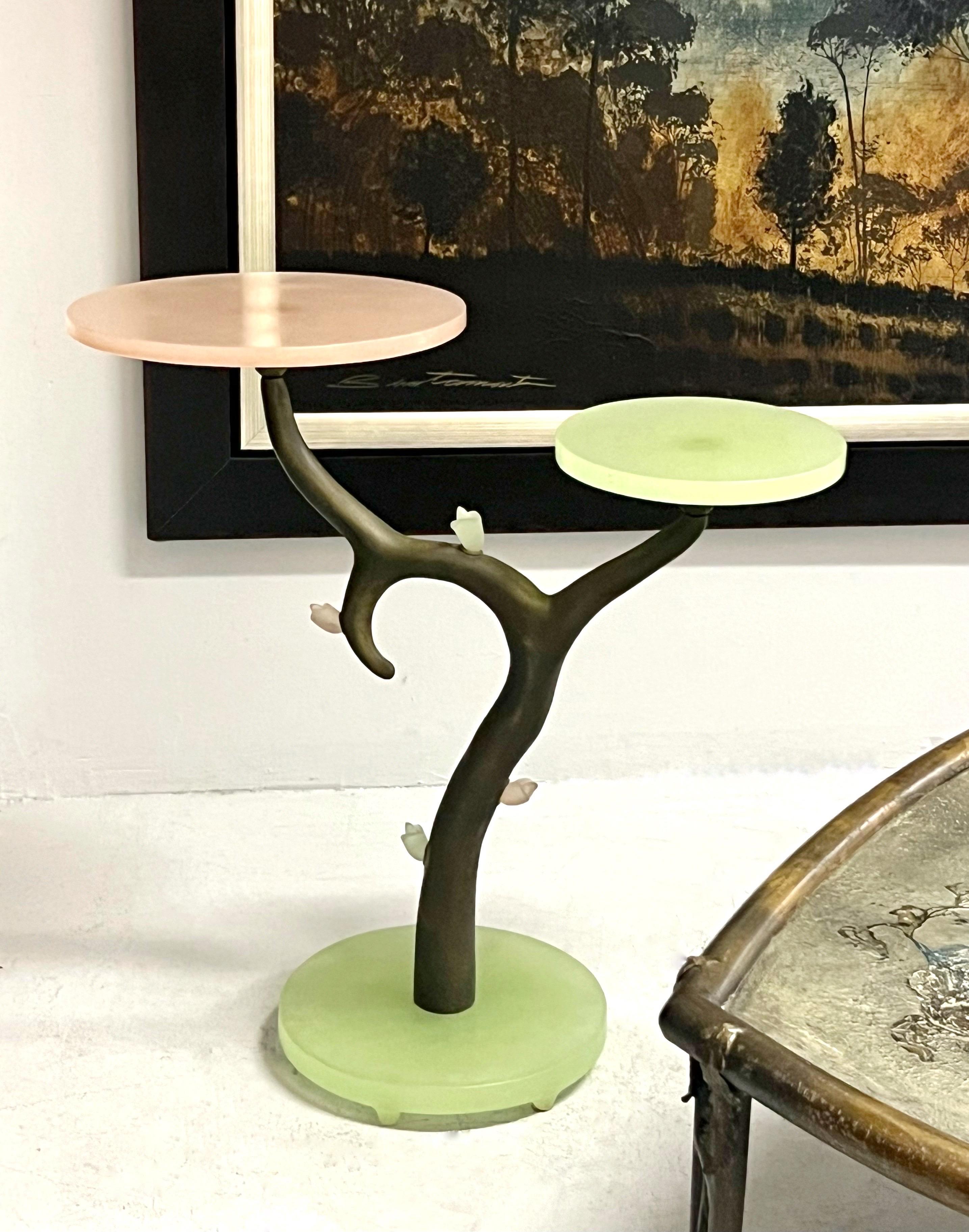 A rare table by Eric Schmid for Daum. 