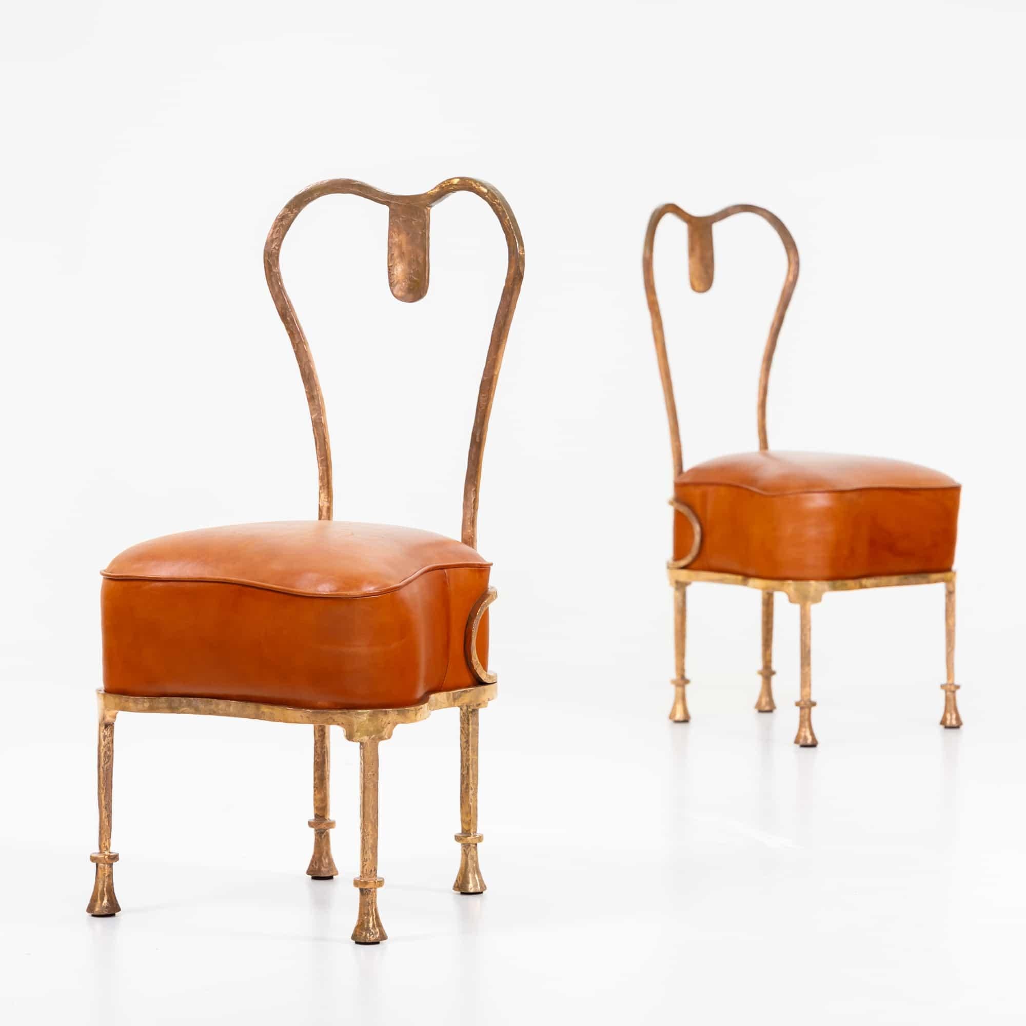 Modern Eric Schmitt (*1955), Osselet Chairs, 1996 For Sale
