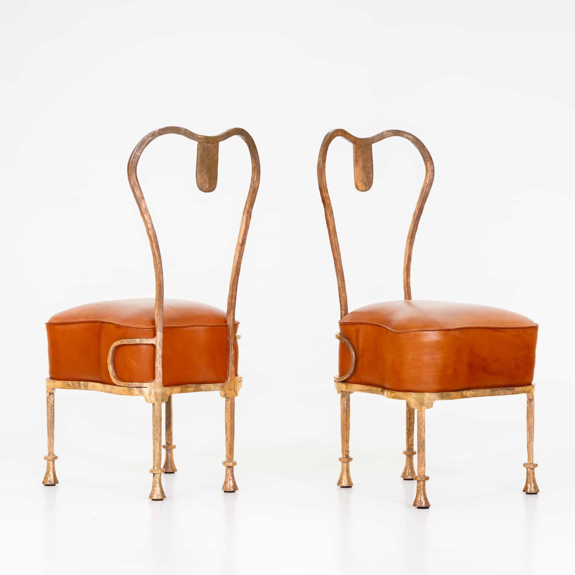 French Eric Schmitt (*1955), Osselet Chairs, 1996 For Sale