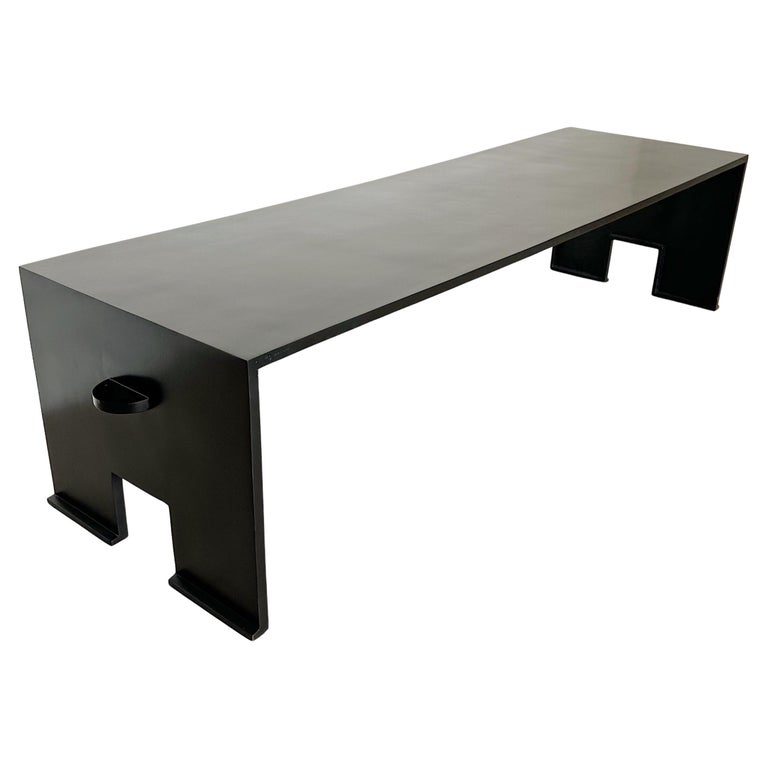 Eric Schmitt "Umberto" Bronze Coffee Table for Christian Liaigre, 1998 For Sale