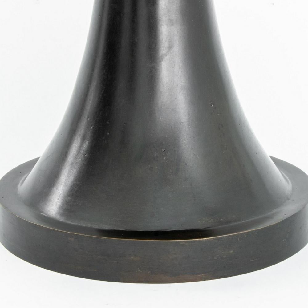 French Eric Schmitt for Liaigre Bomarzo Bronze Side Table For Sale