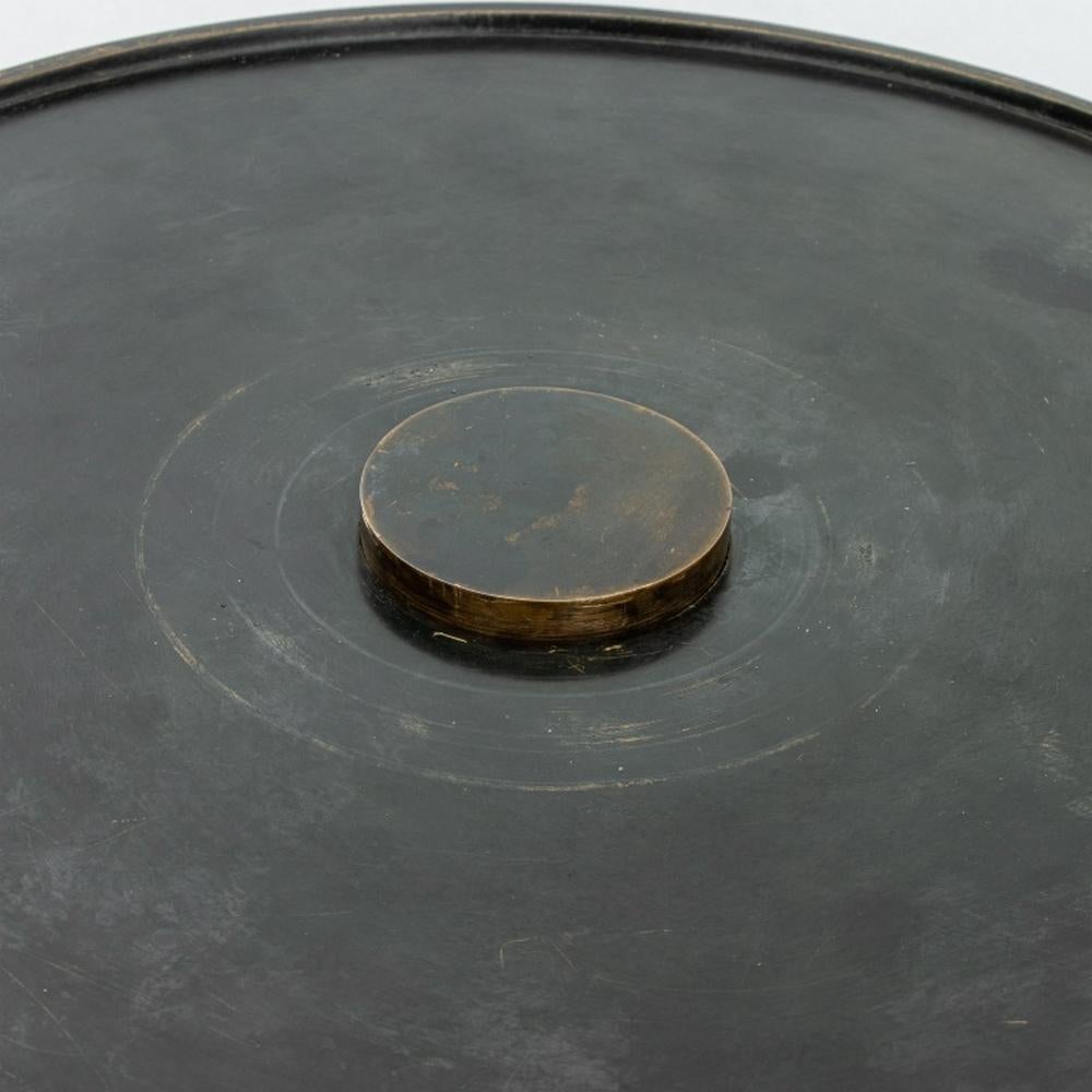 Eric Schmitt for Liaigre Bomarzo Bronze Side Table For Sale 1