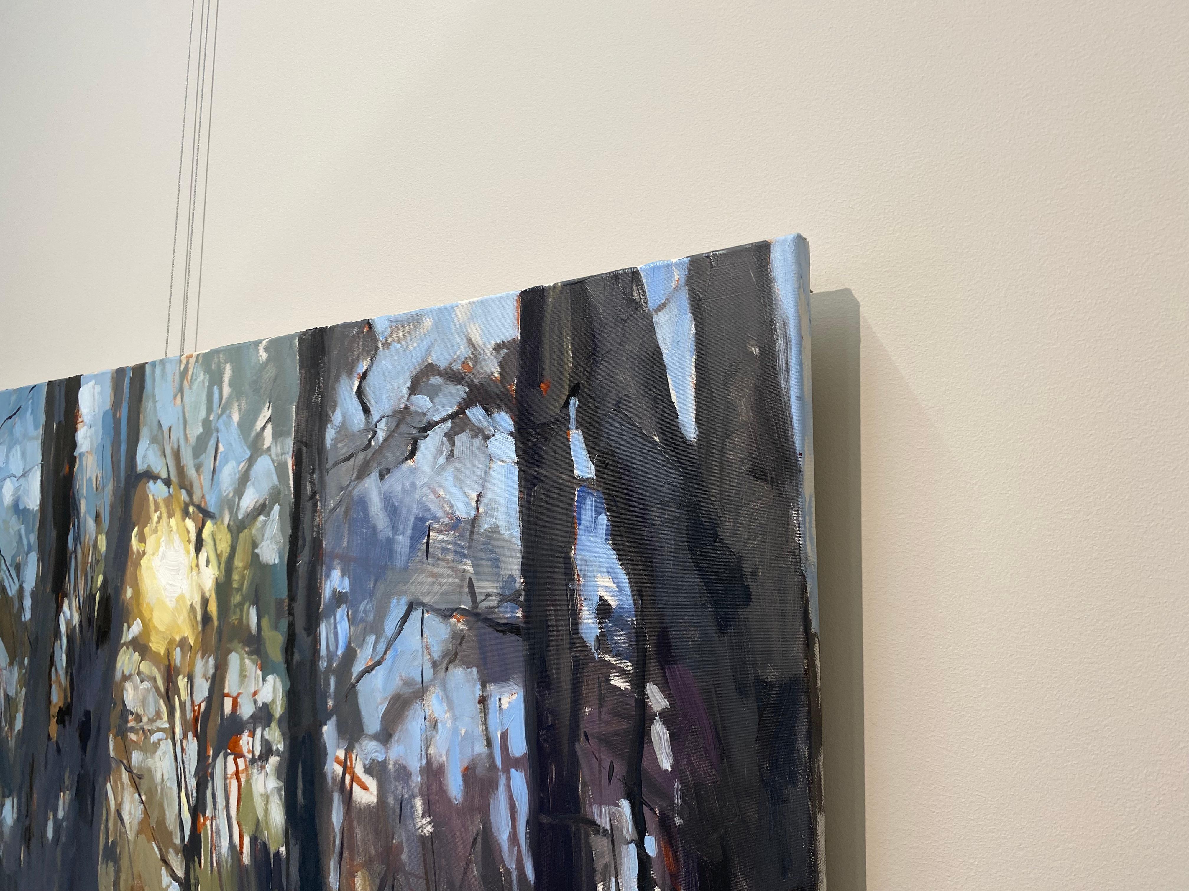 Biotoop 0.1 - Zeitgenössische niederländische Waldlandschaftsmalerei des 21. im Angebot 6