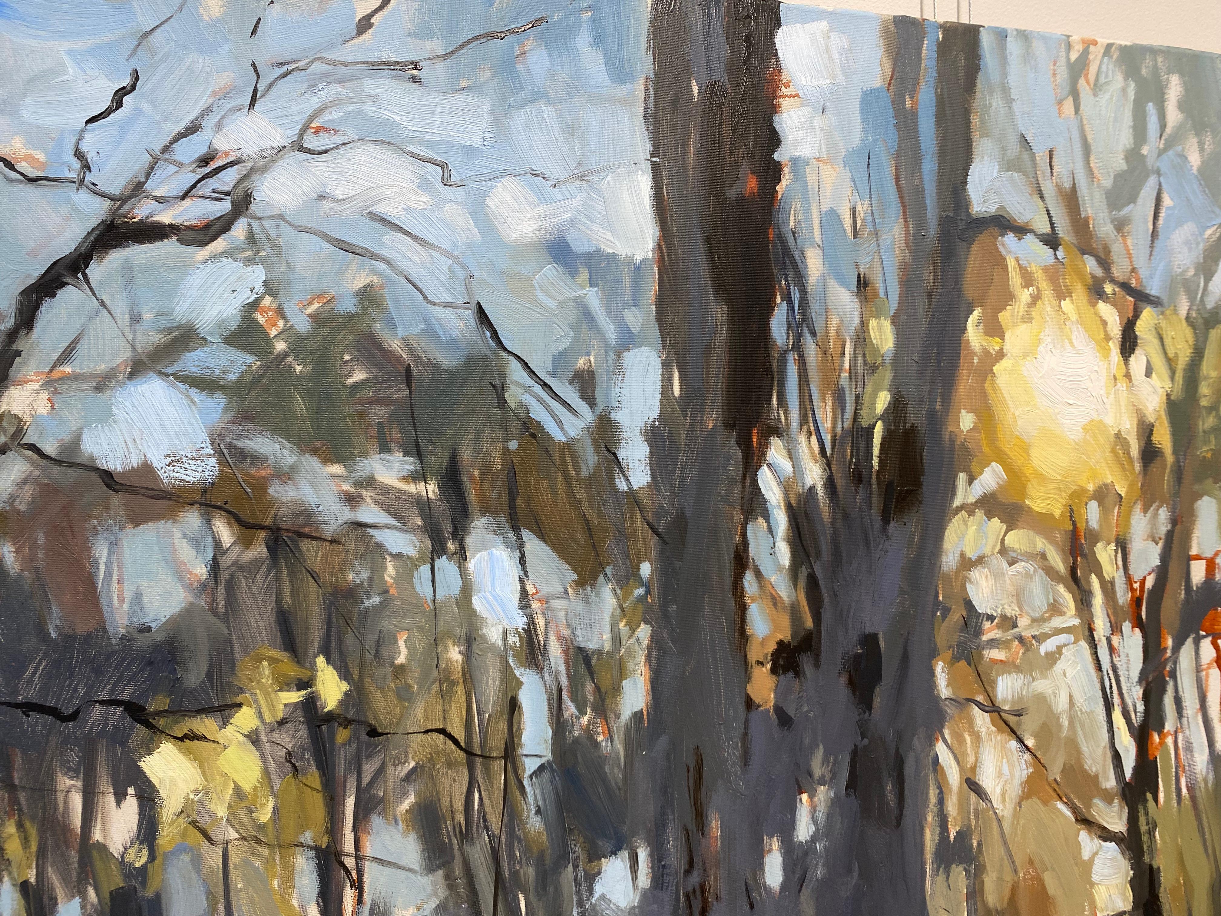 Biotoop 0.1 - Zeitgenössische niederländische Waldlandschaftsmalerei des 21. im Angebot 1