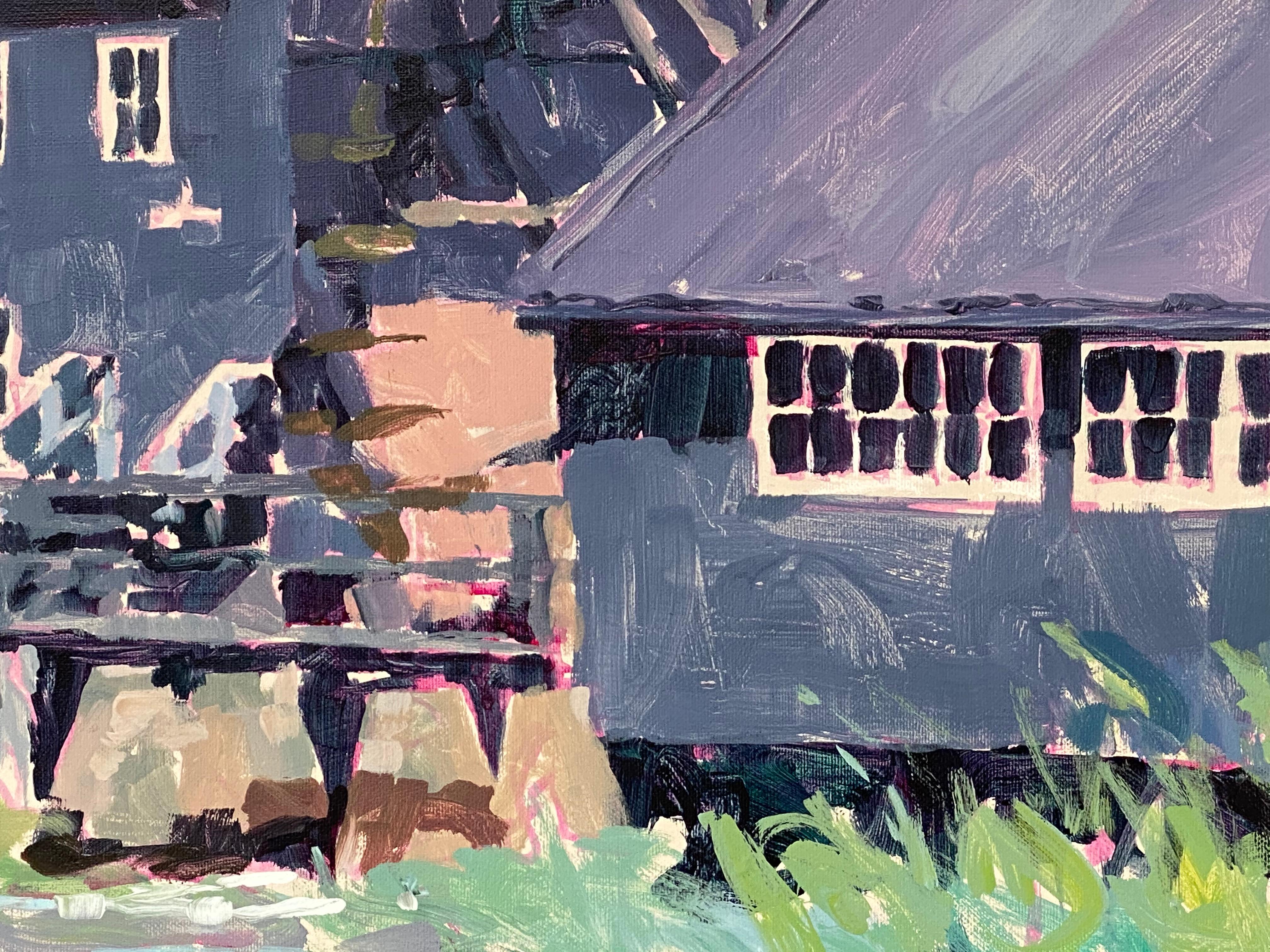 'Collse Watermolen'  (Watermill) - 21st Century Contemporary Landscape Painting 1