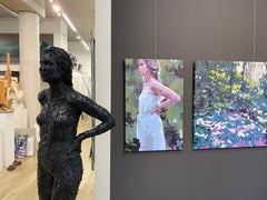 Paesaggio con Colette II - Ritratto contemporaneo del 21° secolo