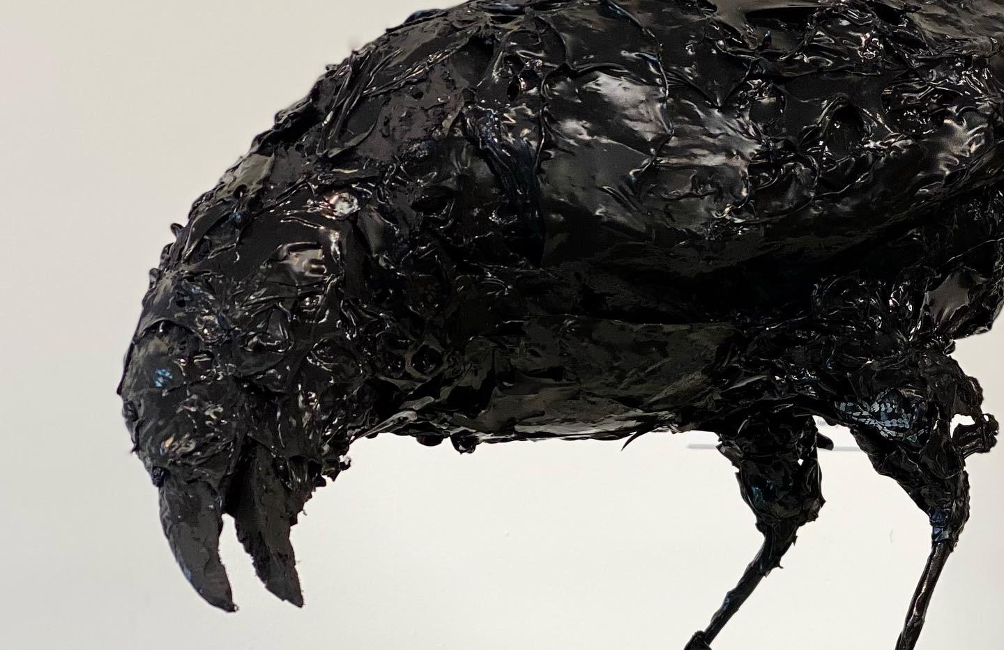 crow sculpture