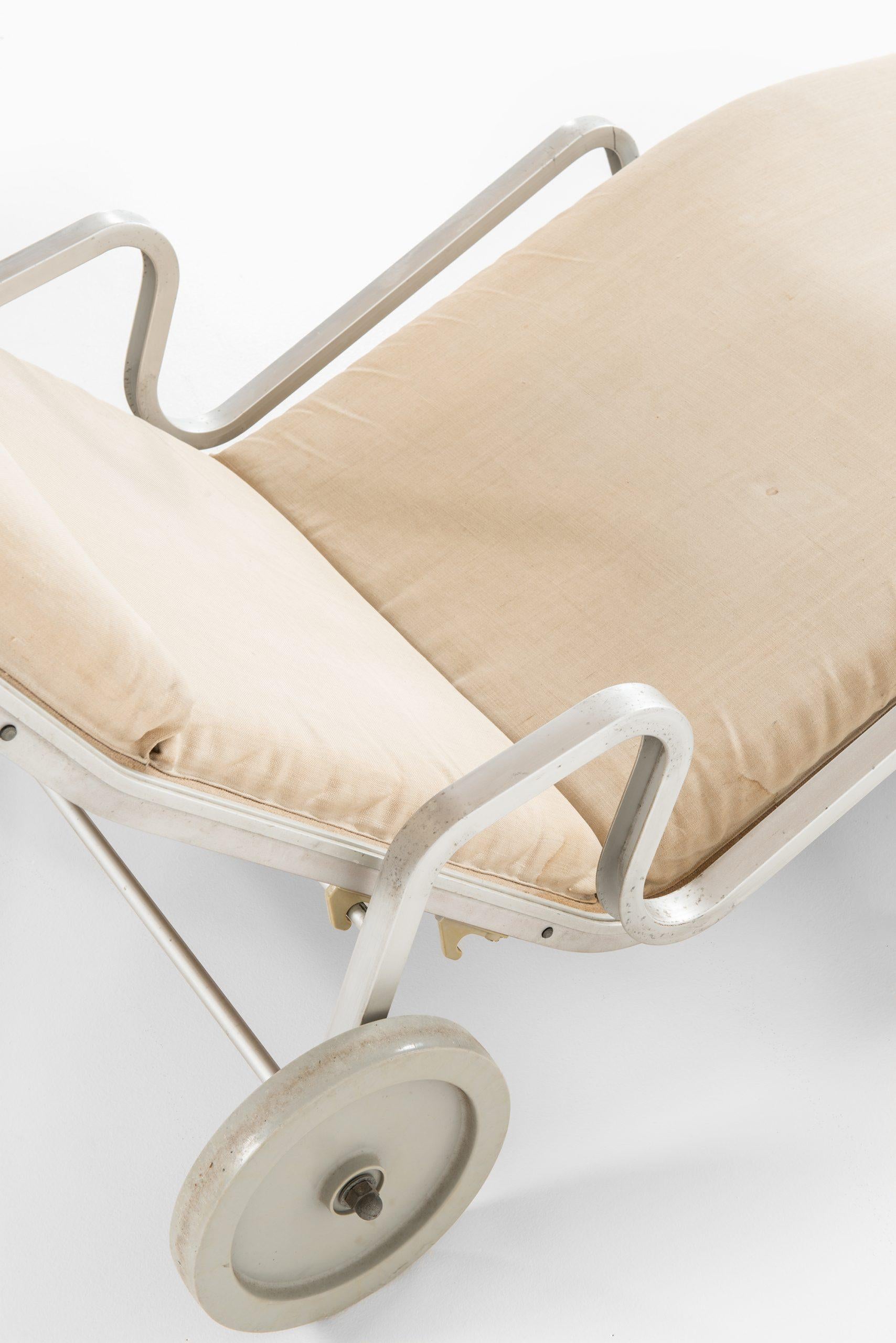 Aluminium Eric Sigfrid Persson Transat / Chaise longue Produit en Suède en vente