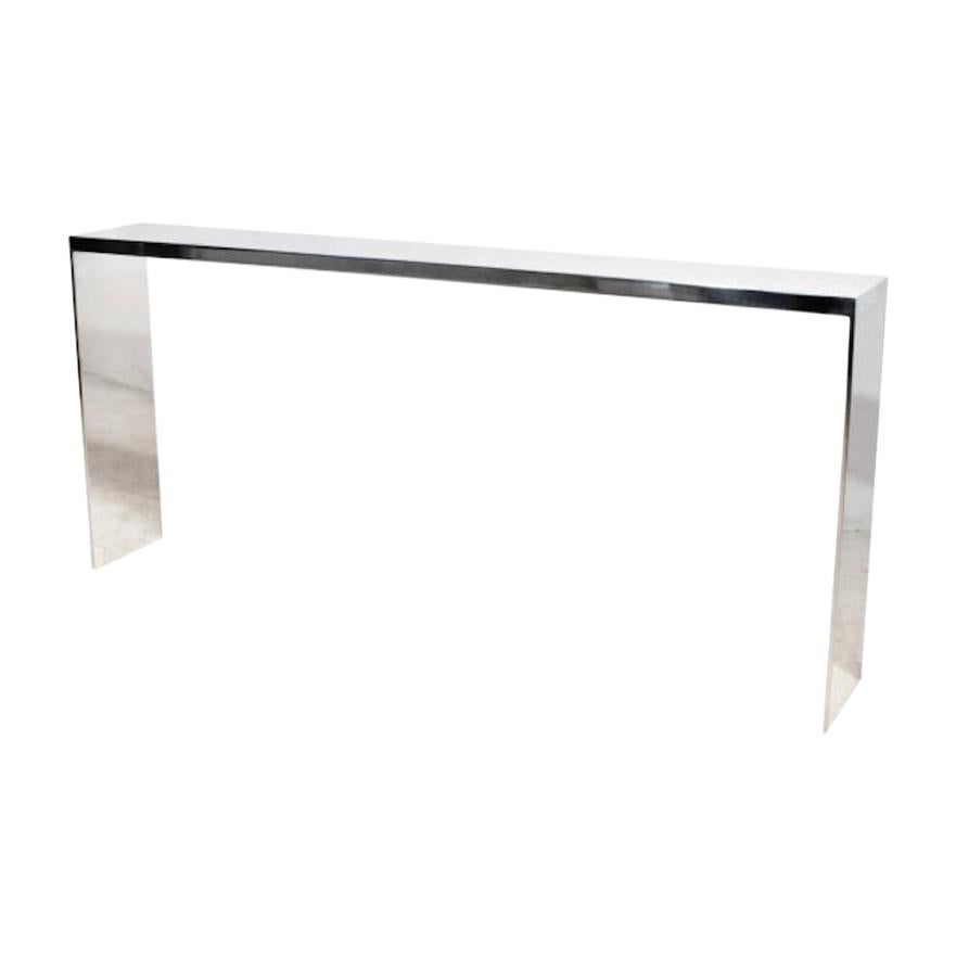 Table console en fonte d'aluminium Eric Slayton, série Cast, 2023