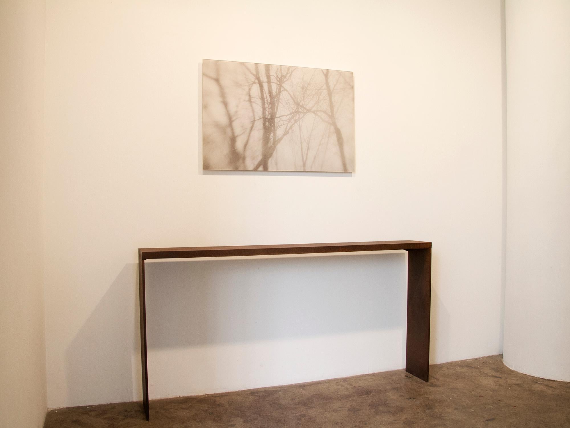 Eric Slayton Corten Steel Console Table, Plate Series, 2010 In Excellent Condition For Sale In New York, NY