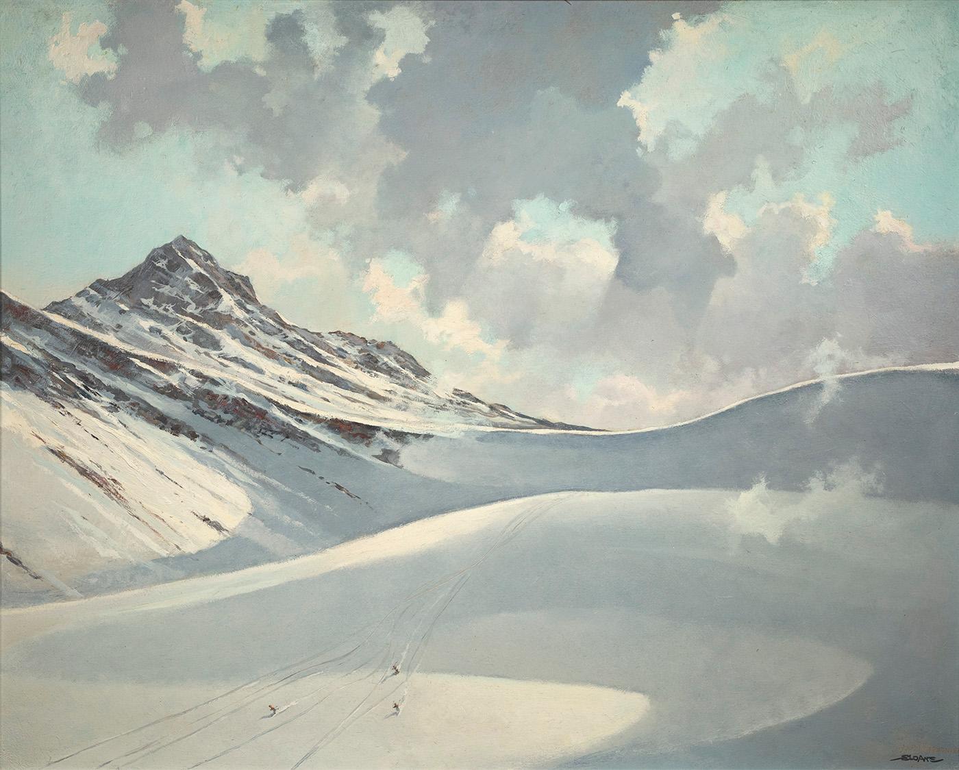 Eric Sloane Landscape Painting - Alpine Morning