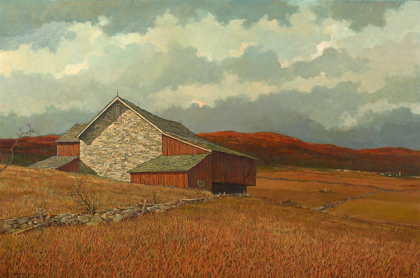 Eric Sloane Landscape Painting - Autumn Colors