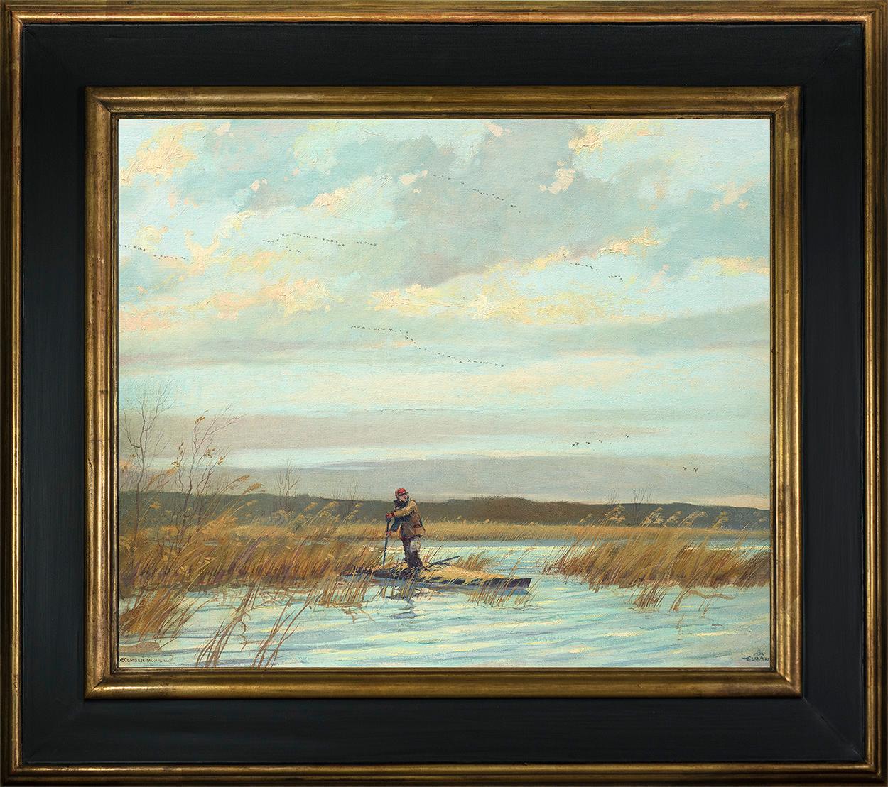 Mattina di dicembre - Painting di Eric Sloane