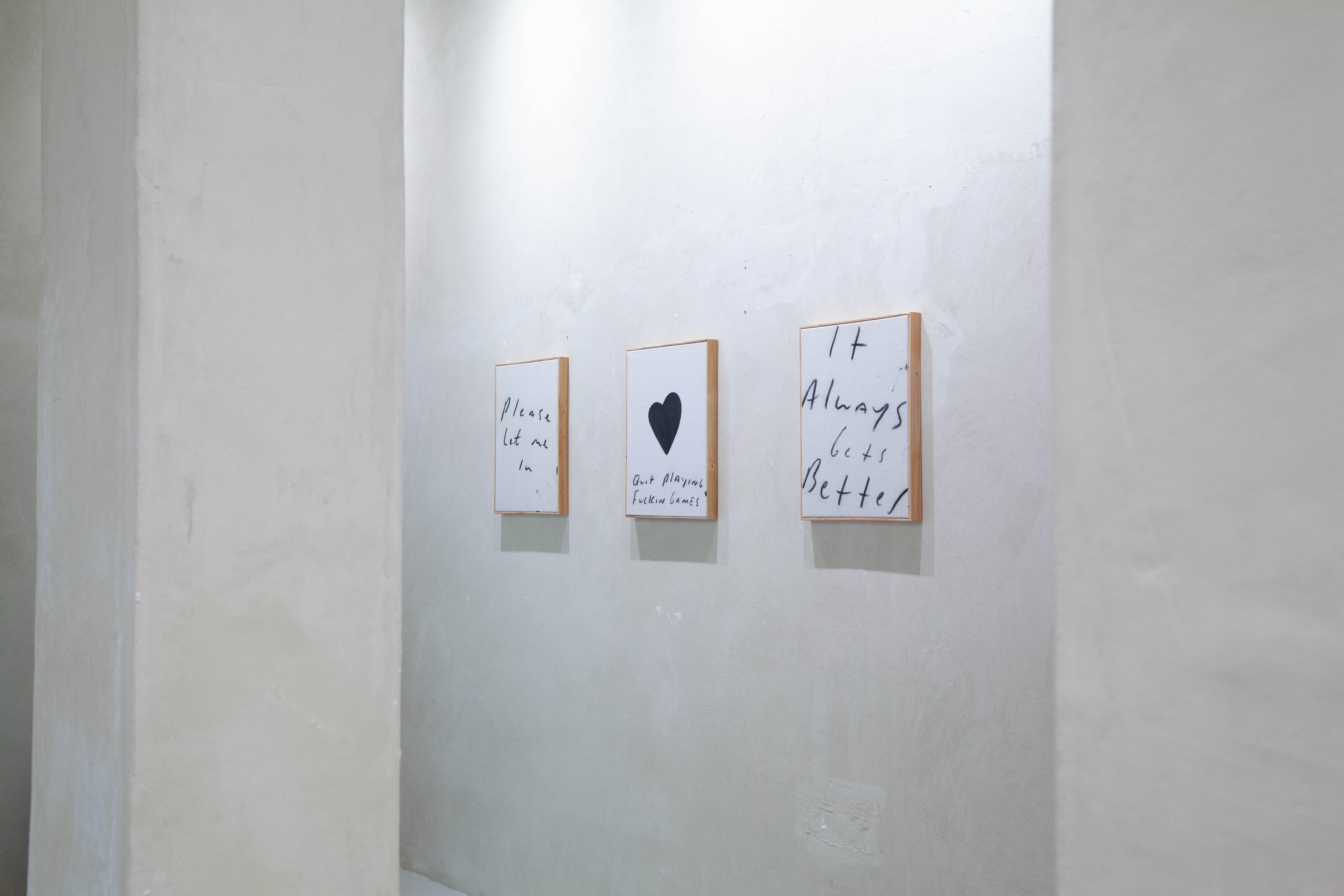 Texto ABSTRACTO Lienzo en bruto Artista contemporáneo Eric Stefanski NUEVO 2025 en venta 4