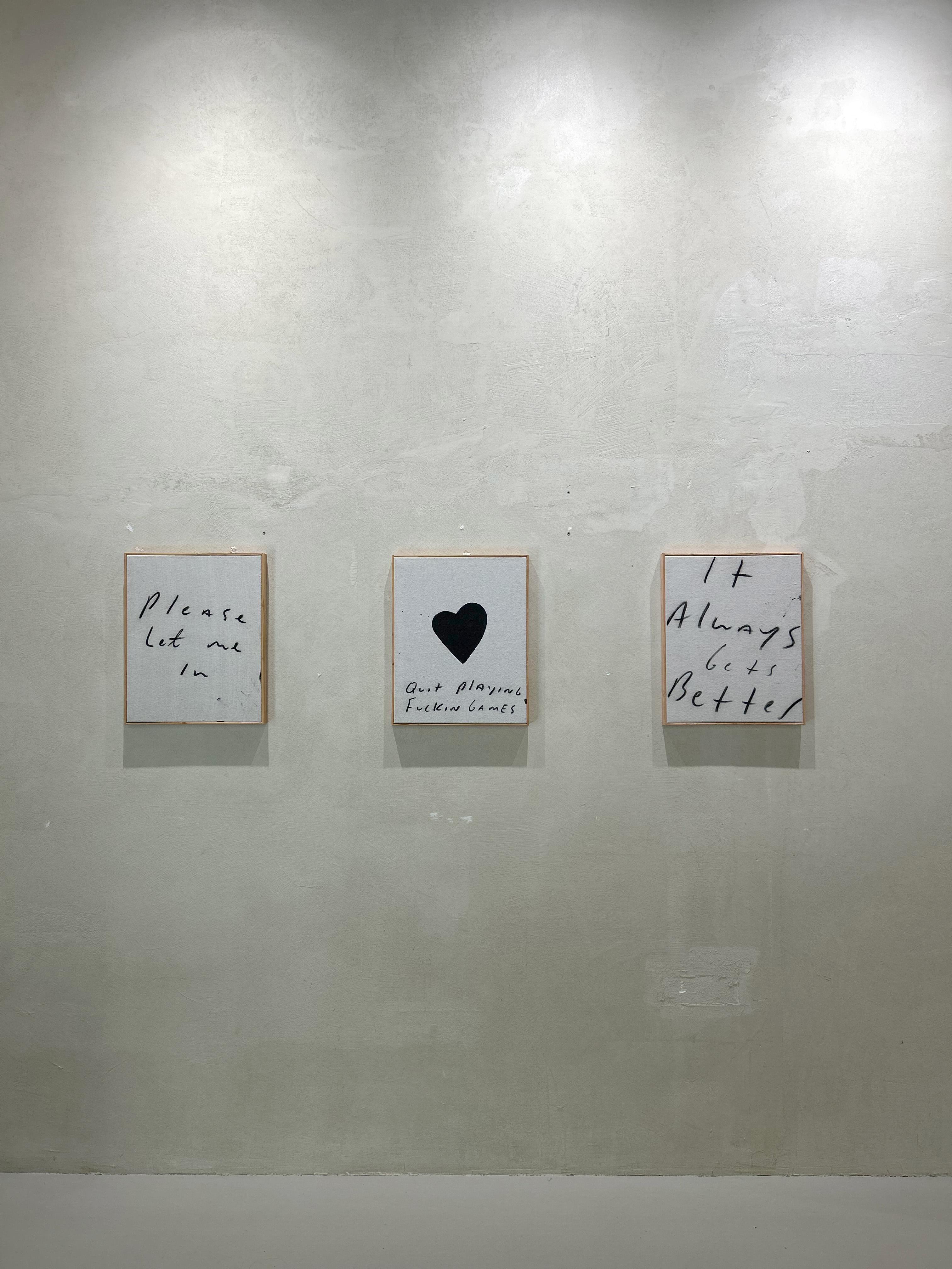 Texto ABSTRACTO Lienzo en bruto Artista contemporáneo Eric Stefanski NUEVO 2025 en venta 5