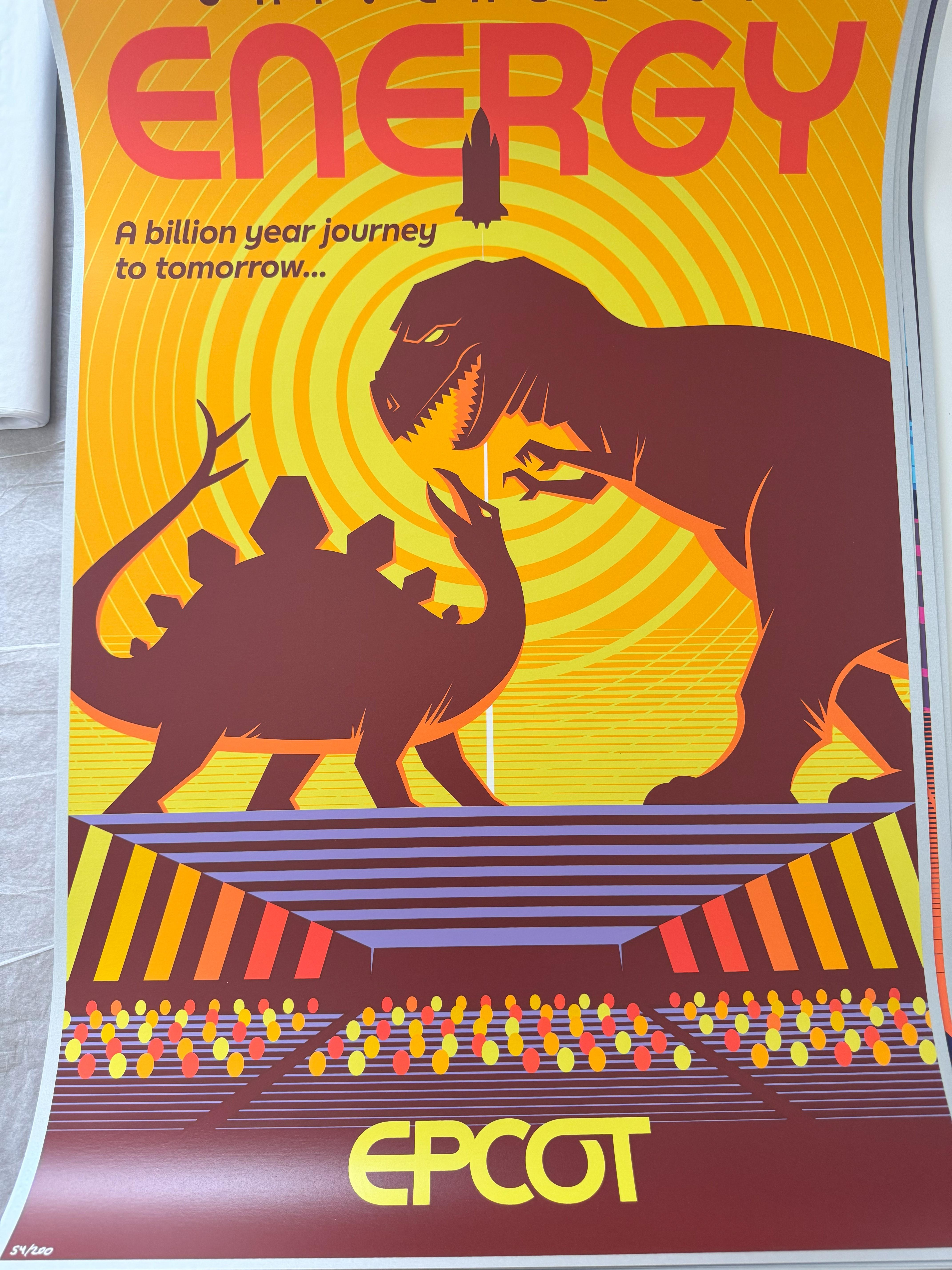 Eleven Limited Epcot Experience Numbered Serigraph Collection Set Disney For Sale 2