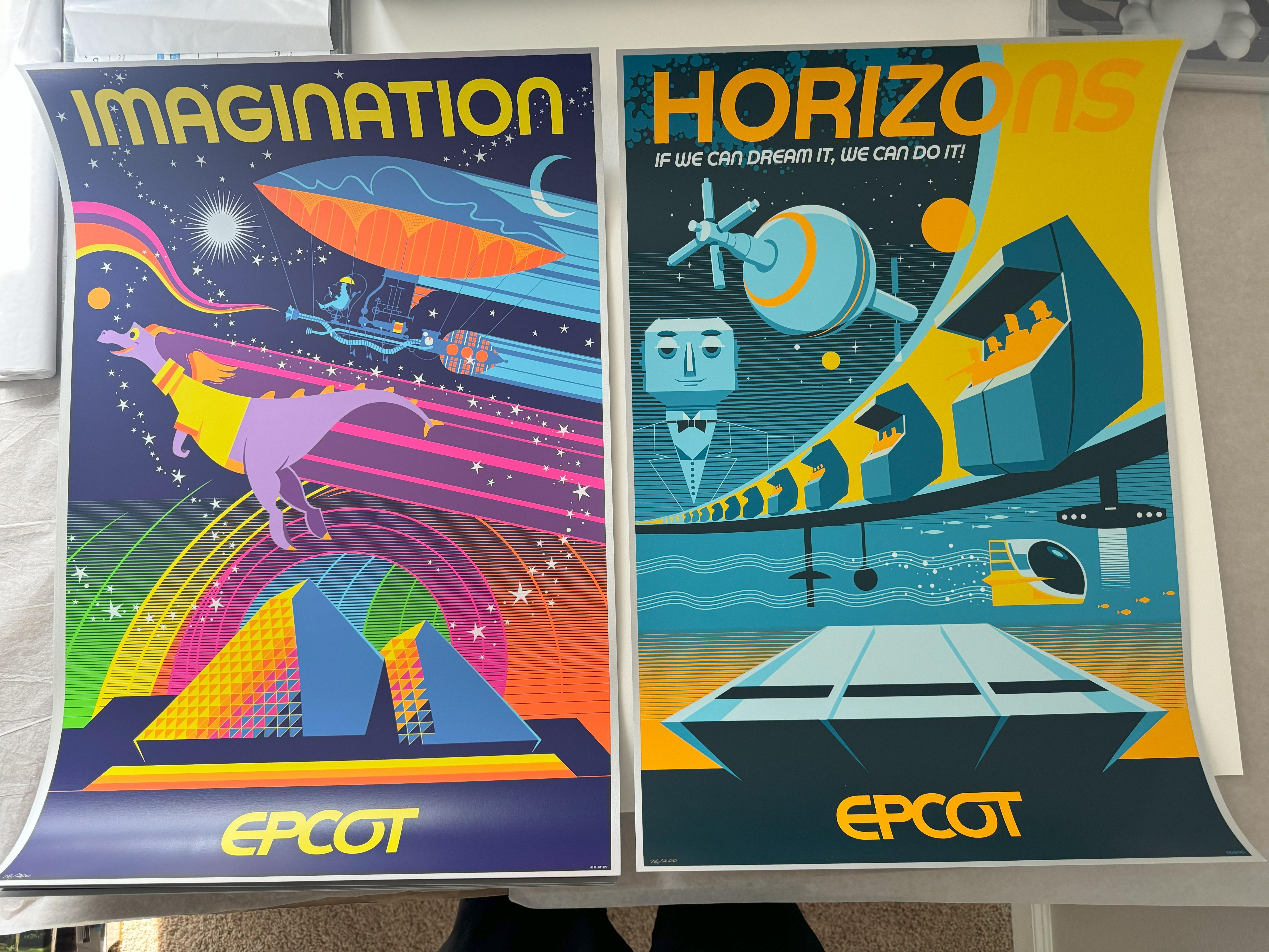 Fifteen Limited Ed Epcot Experience Numbered Serigraph Collection Set for Disney For Sale 5