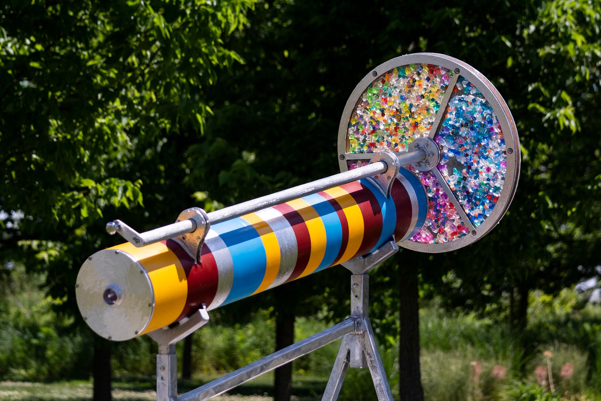 La belleza del cambio nº 2 - escultura interactiva, caleidoscópica y al aire libre en venta 12