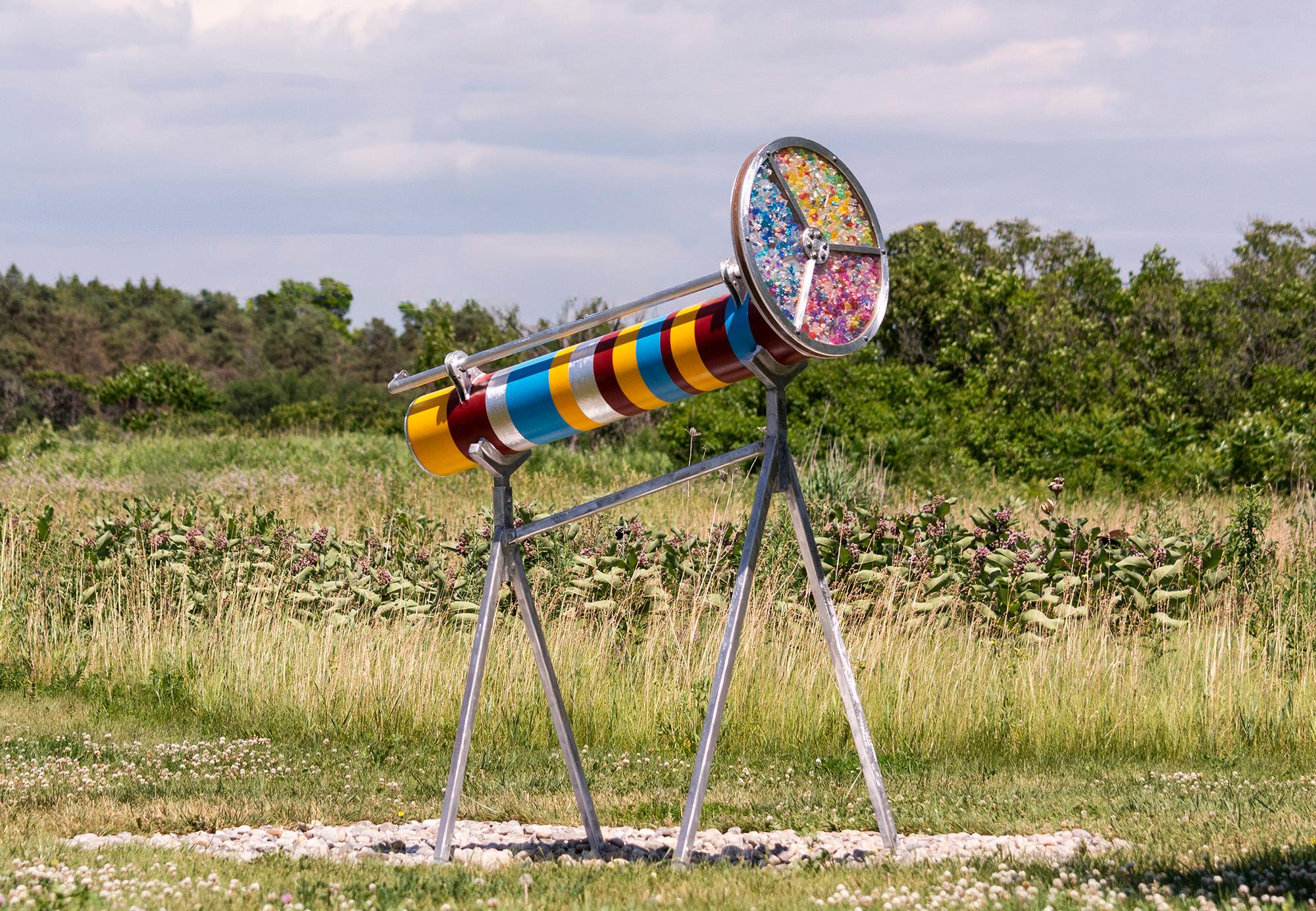 The Beauty of Change No2 - sculpture interactive, kaléidoscope, en plein air