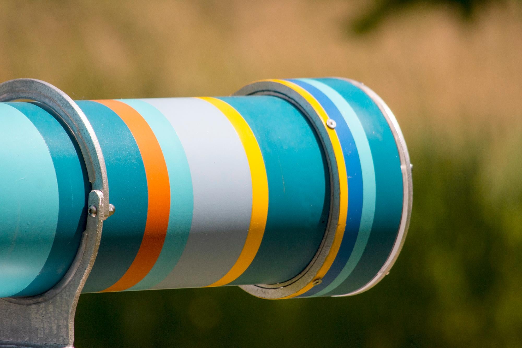Voir Autrement - Téléidoscope - kaléidoscope interactif, sculpture d'extérieur en vente 3