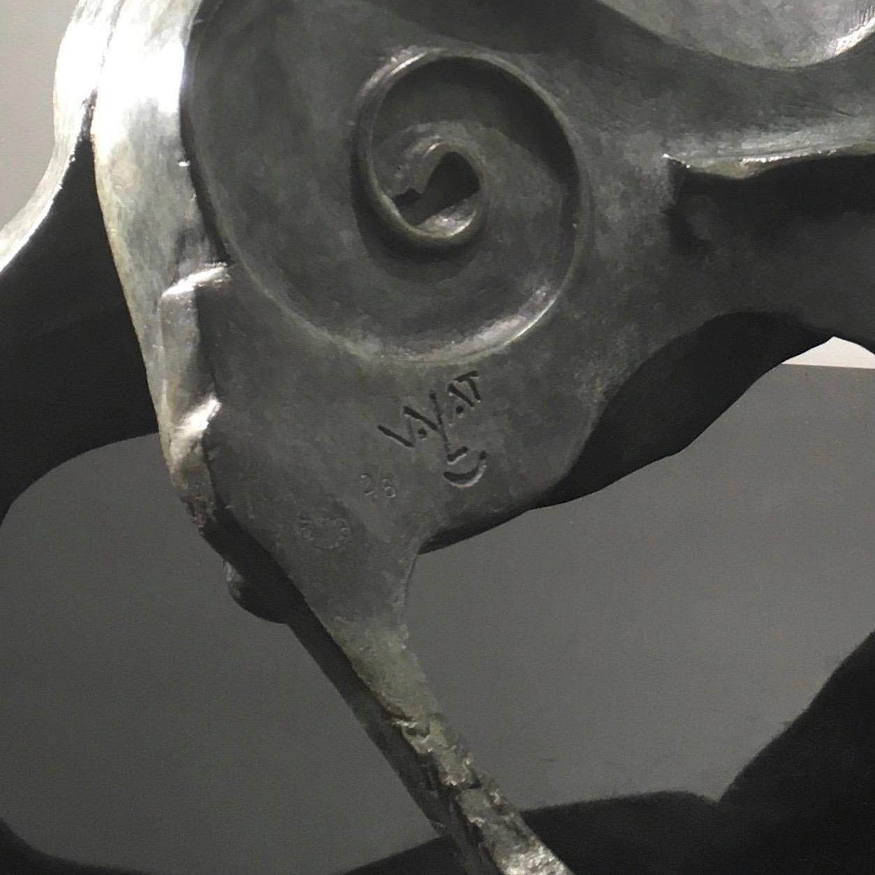 Bull von Eric Valat – Bronze-Tierskulptur, zeitgenössisch im Angebot 3
